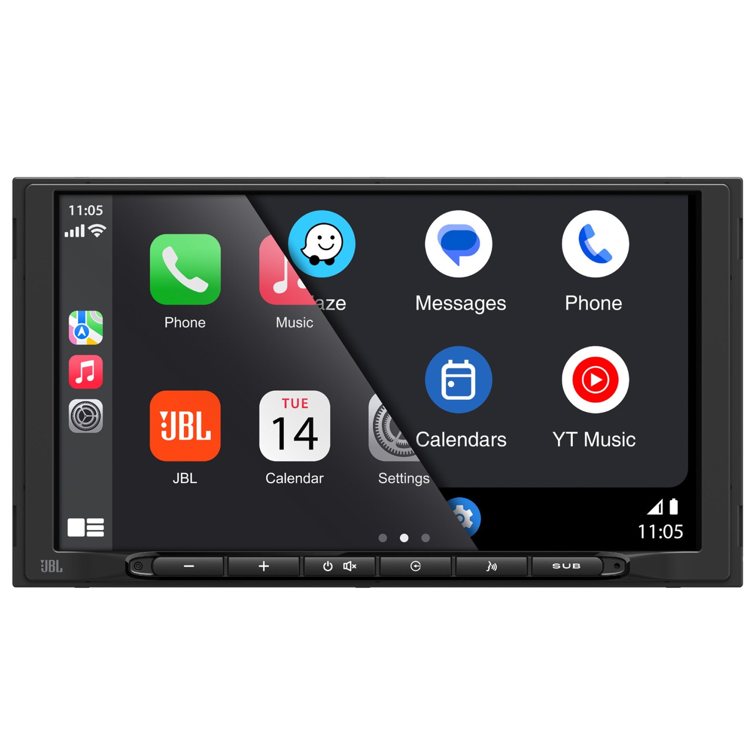 JBL Legend 700, 7" Double Din Digital Multimedia Receiver w/ Apple CarPlay & Android Auto