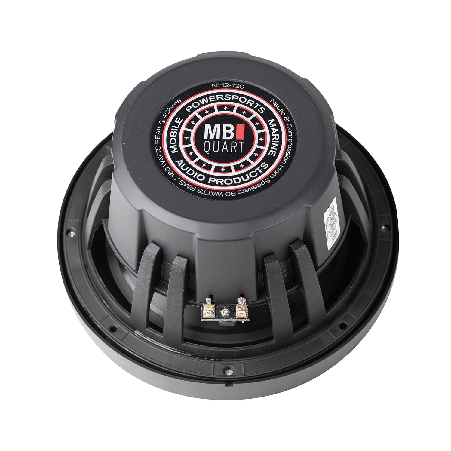 MB Quart NH2-120, Nautic 8" 2-Way Compression Horn Marine Speakers - 180 Watts