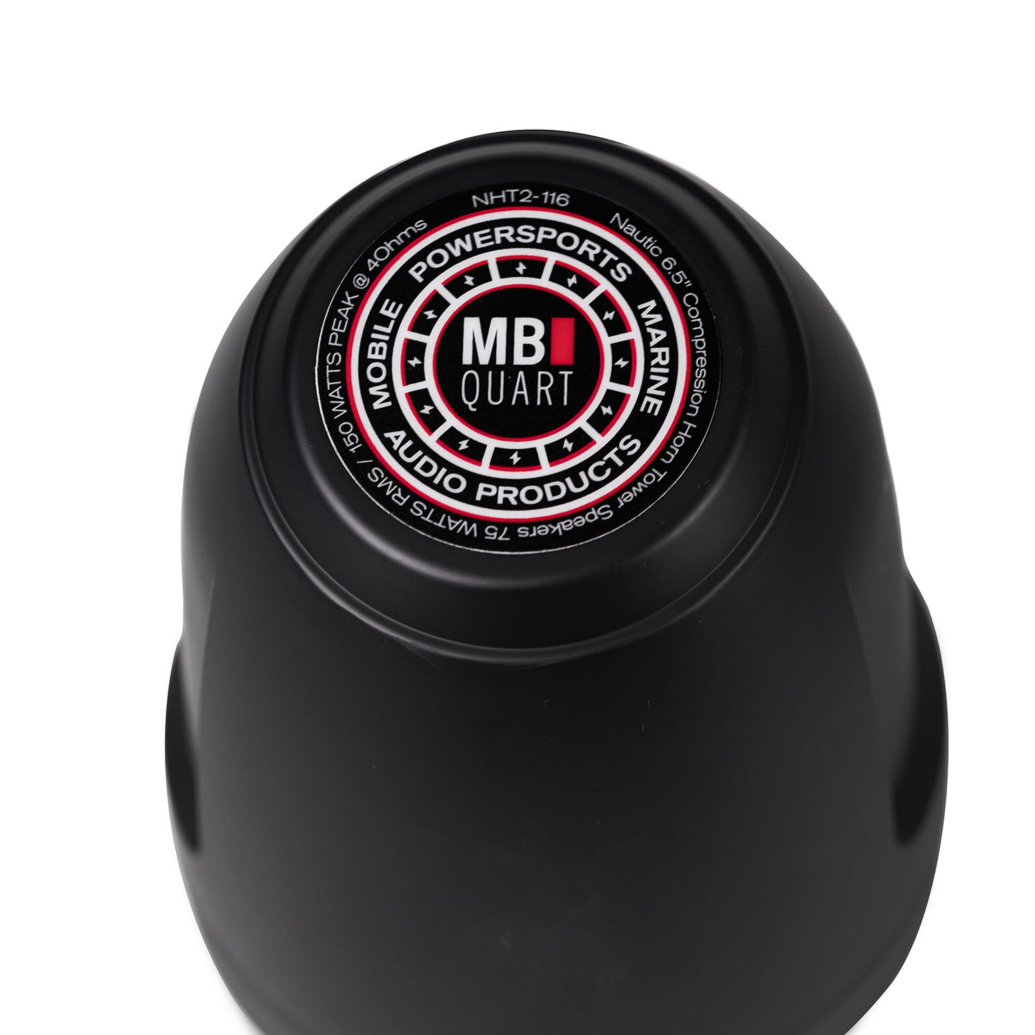 MB Quart NHT2-116, Nautic 6.5" 2-Way Compression Horn Tower Marine Speakers - 110 Watts