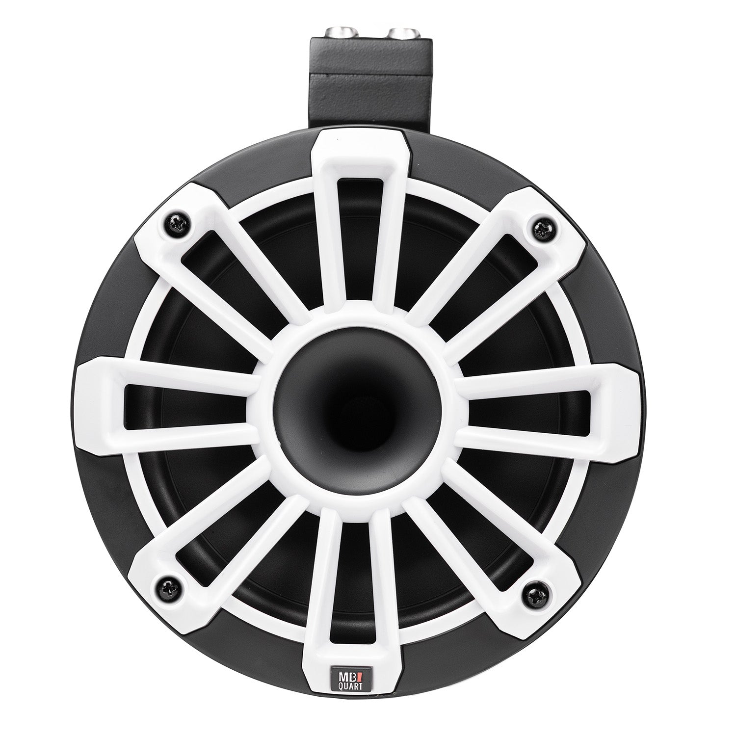 MB Quart NHT2-116, Nautic 6.5" 2-Way Compression Horn Tower Marine Speakers - 110 Watts