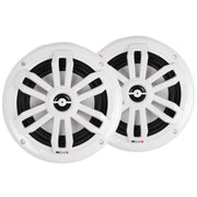 MB Quart NF1-116SW, Nautic Formula 6.5" 2-Way Ultra Compact Coaxial Marine Speakers - White