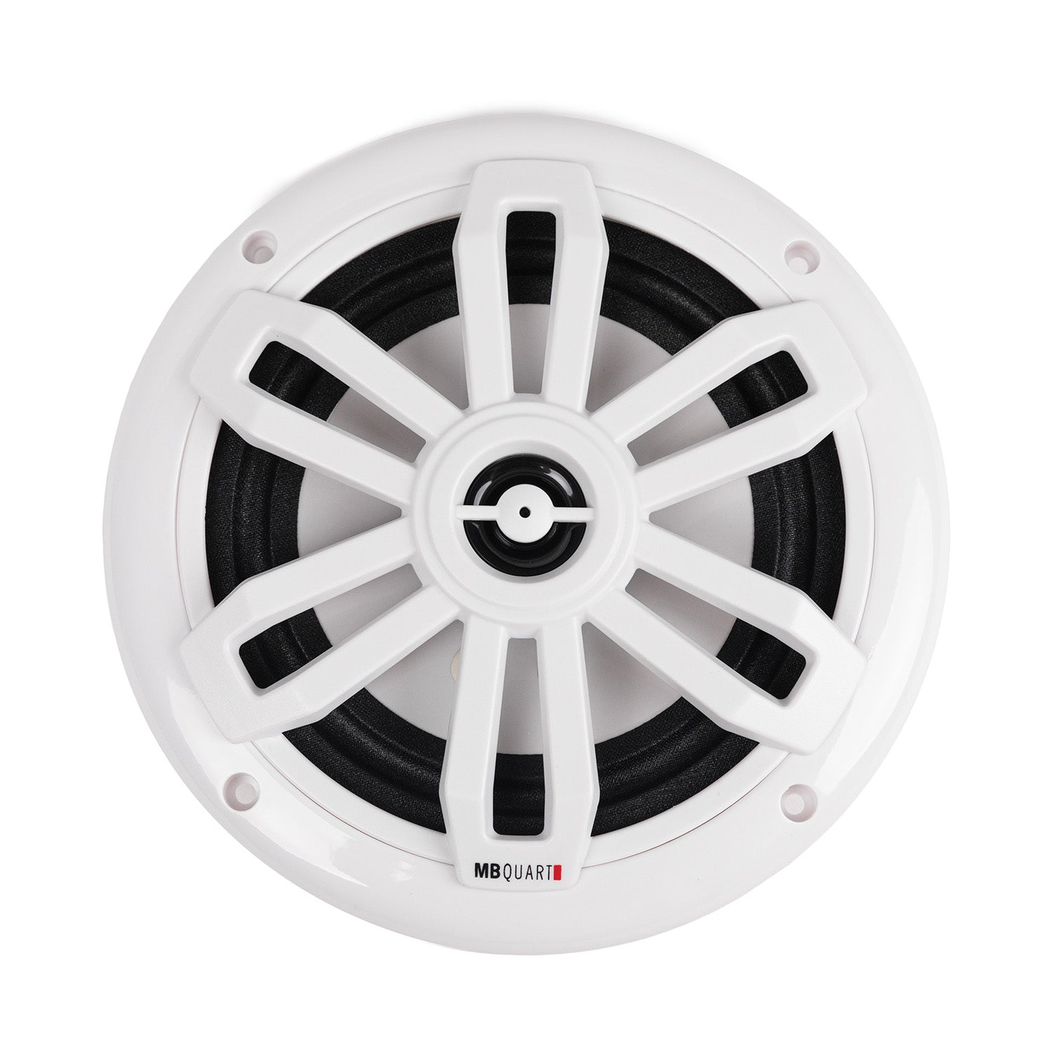 MB Quart NF1-116SW, Nautic Formula 6.5" 2-Way Ultra Compact Coaxial Marine Speakers - White