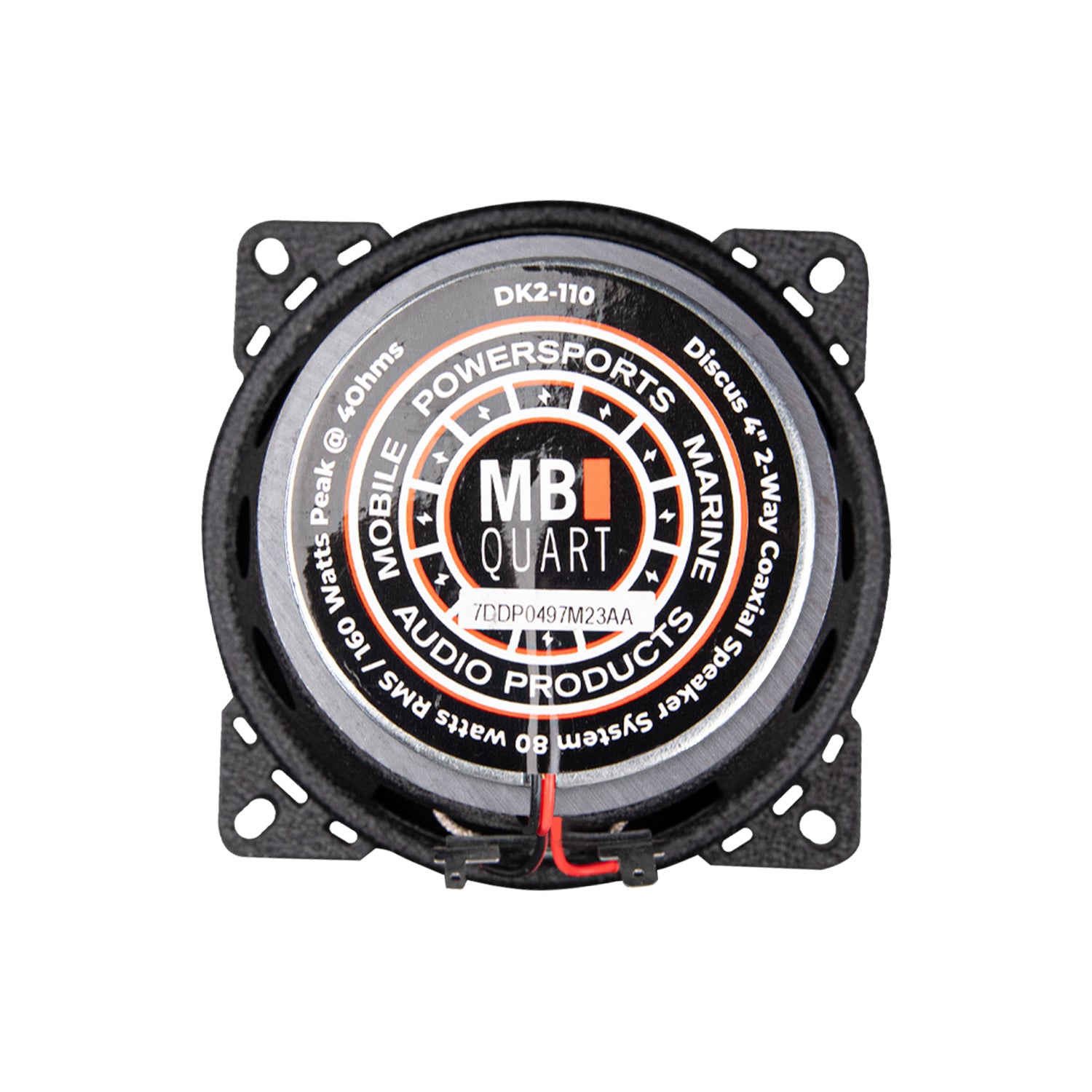 MB Quart DK2-110, Discus 4" 2-way Coaxial Speakers - 160 Watts Peak