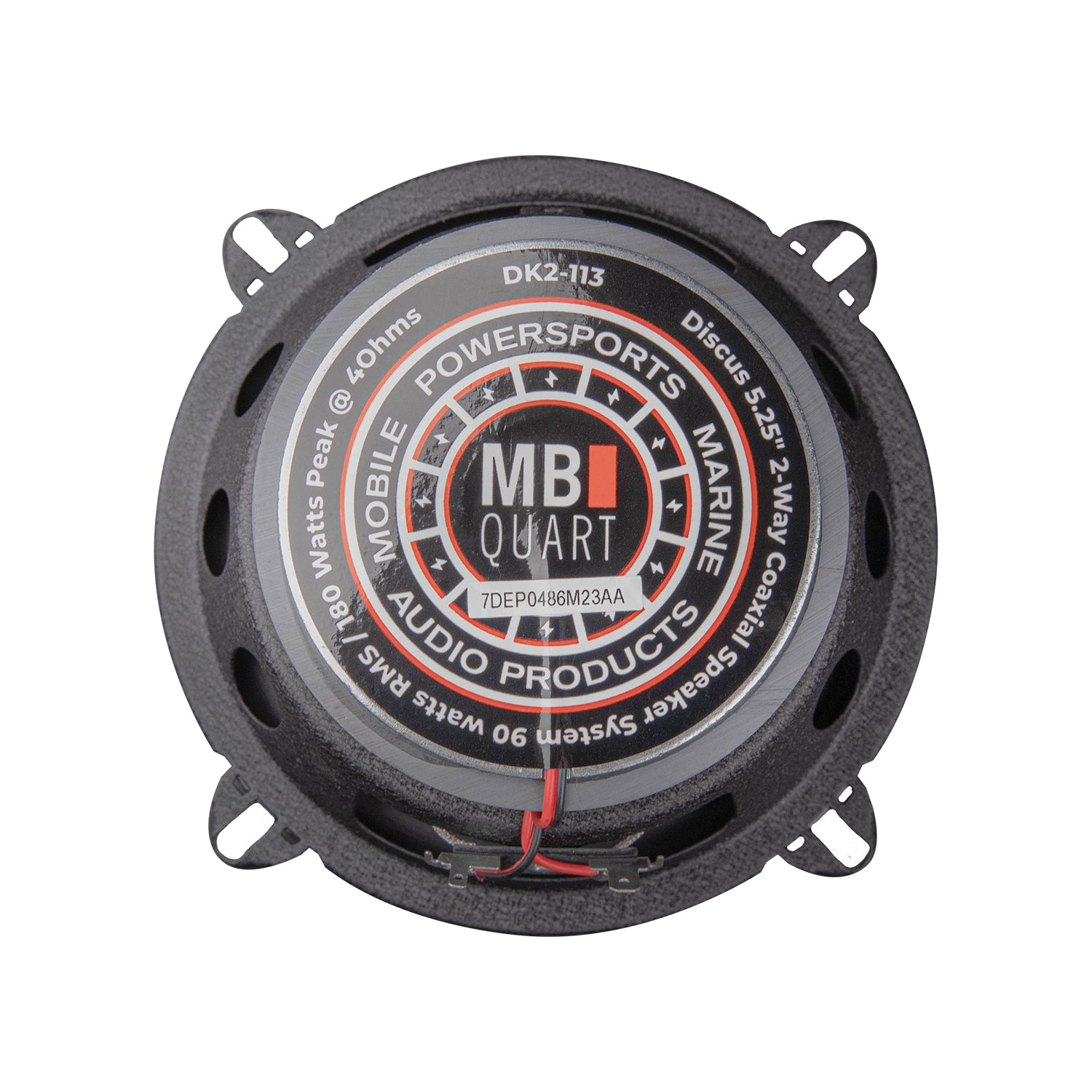 MB Quart DK2-113, Discus 5.25" 2-way Coaxial Speakers - 180 Watts Peak