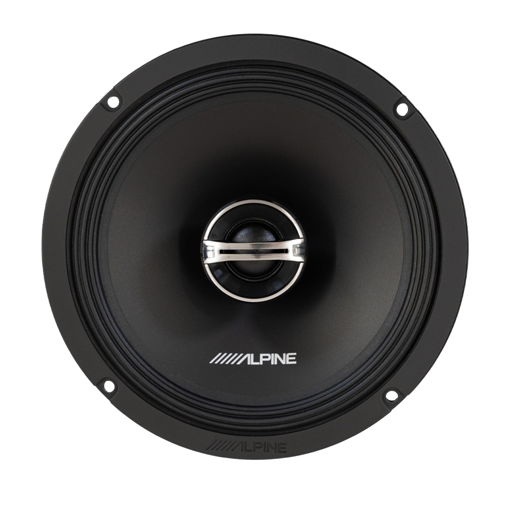 Alpine DM-65-G 6.5" 2-Way Coaxial Speakers with Grille bundle, 4 Speakers