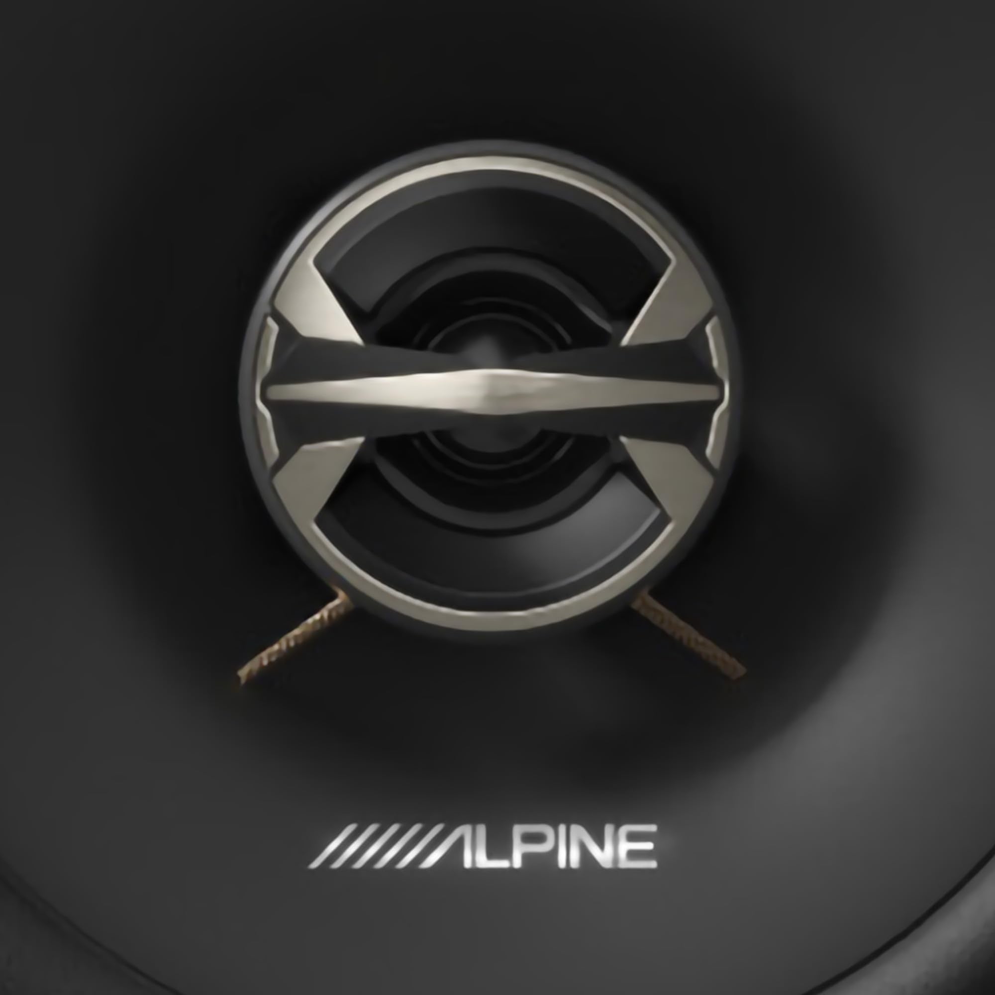 Alpine EL-E65-G 6.5-Inch 2-Way Coaxial Speakers with Grille Bundle, 4 Speakers