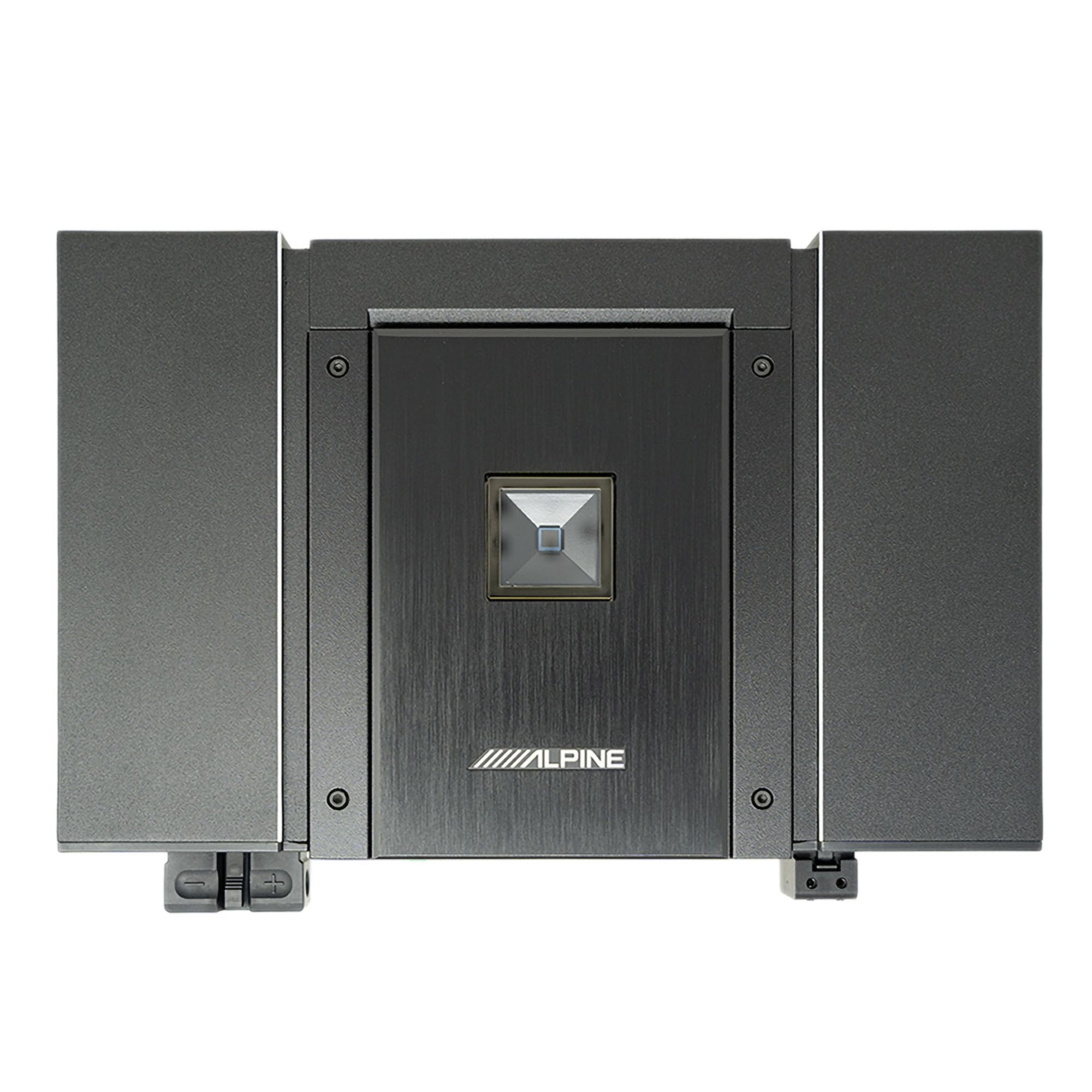 Alpine HDA-M80 Status Series Hi-Res Mono Subwoofer Amplifier 900 Watts with AudioControl LC2i 2 Channel Line-Output Converter and AccuBASS Bundle