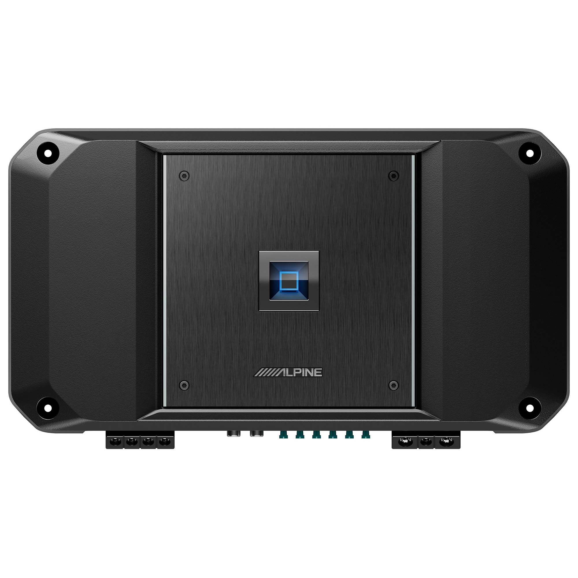 Alpine R2-A150M R Series Mono Class D Subwoofer Amplifier 1500W with SoundBox TCK4 4 Gauge OFC Complete 4 GA Copper Amplifier Install Wiring Kit Bundle
