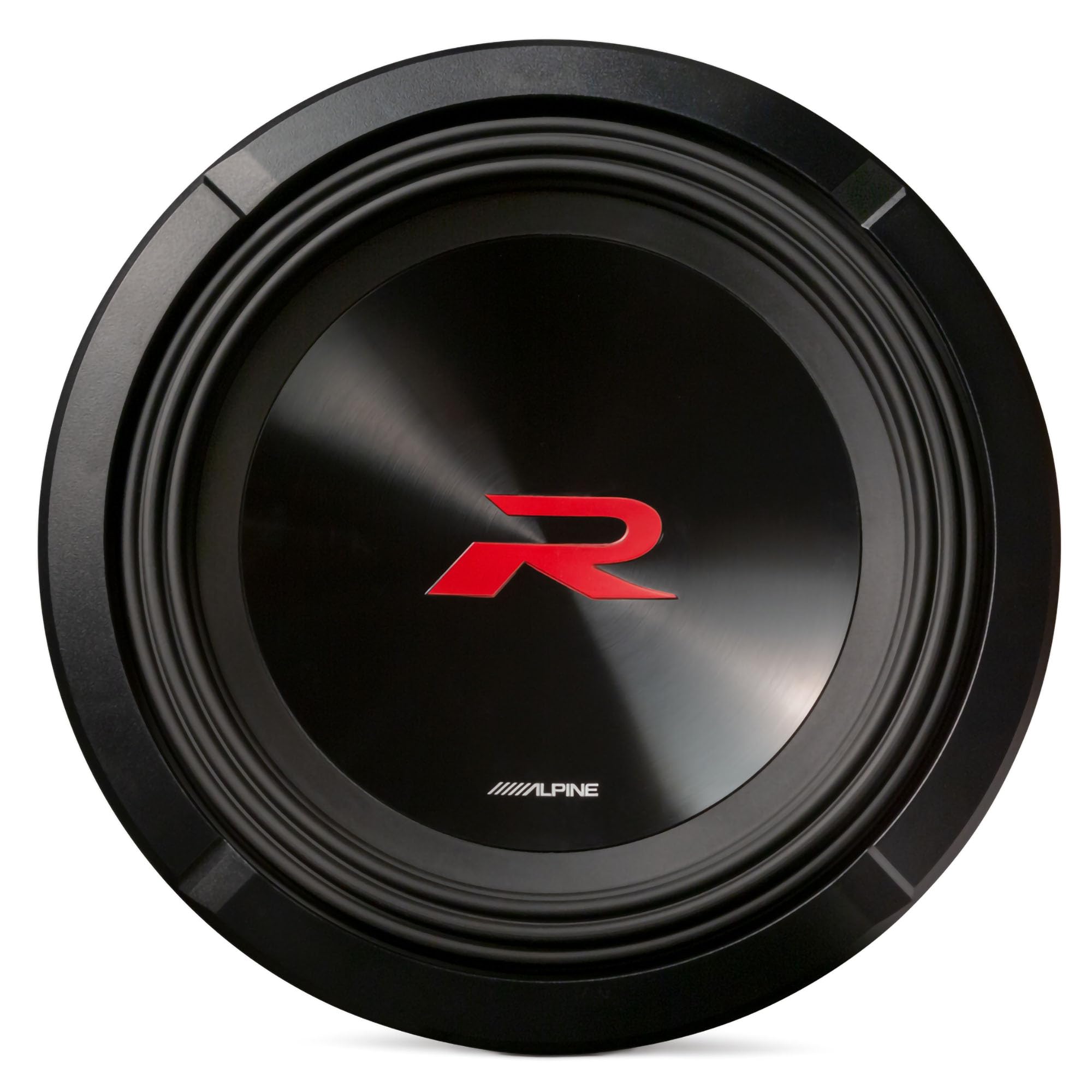 Alpine R2-W12D4 R Series 12 Dual 4-Ohm Subwoofer with Alpine KTE-12G.3 12-Inch Grille for Select Alpine Subwoofers Bundle