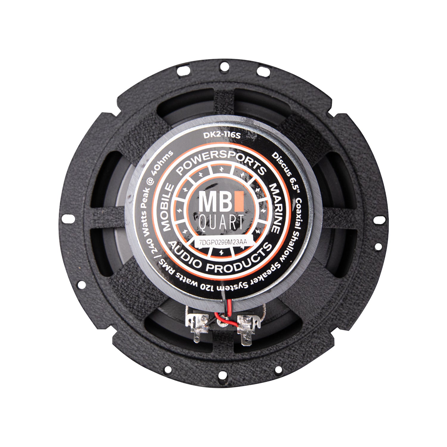 MB Quart DK2-116S, Discus 6.5" 2-way Coaxial Speakers -240 Watts Peak