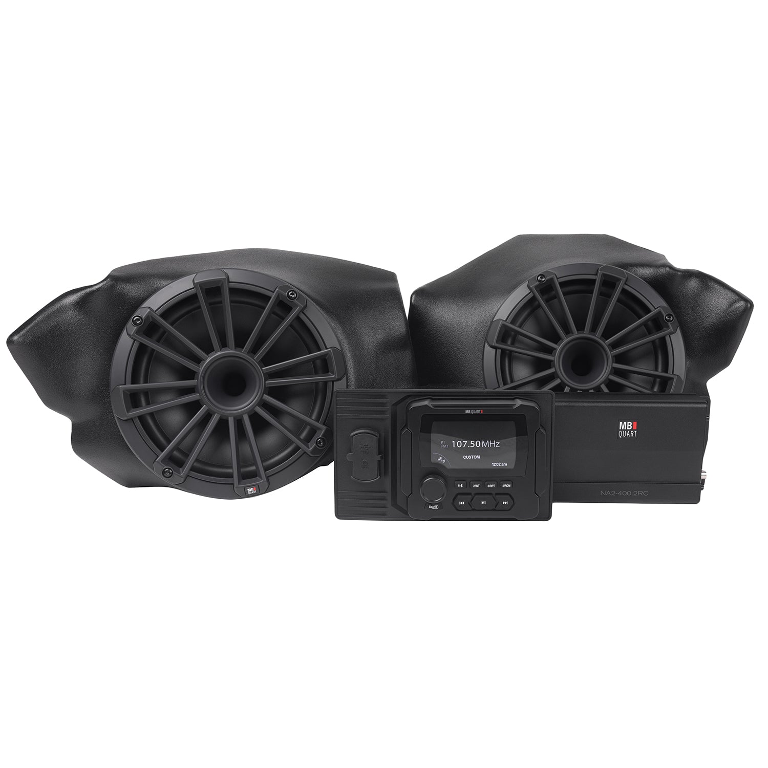 MB Quart MBQR-STG2-RAD-2, Stage 2 Audio System - Two Speaker, 400 Watts