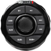 MB Quart GMR-1.5B, Nautic Bluetooth Marine Digital Media Receiver with USB and Aux Input - Black