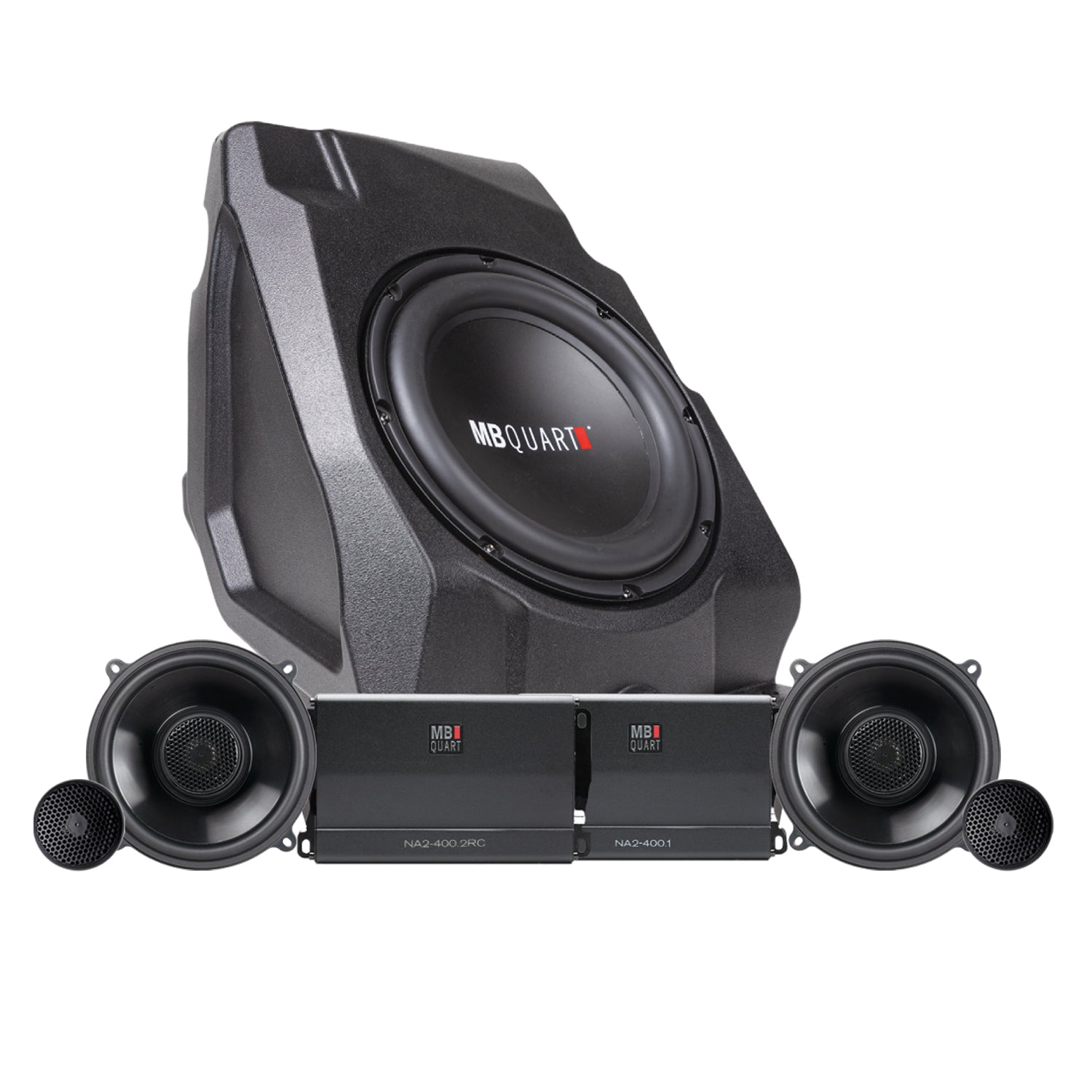 MB Quart MBQRP-STG3-RC-UP-1, Stage 3 Polaris RZR PRO XP / PRO R / TURBO R Tuned Audio System designed for RIDE COMMAND