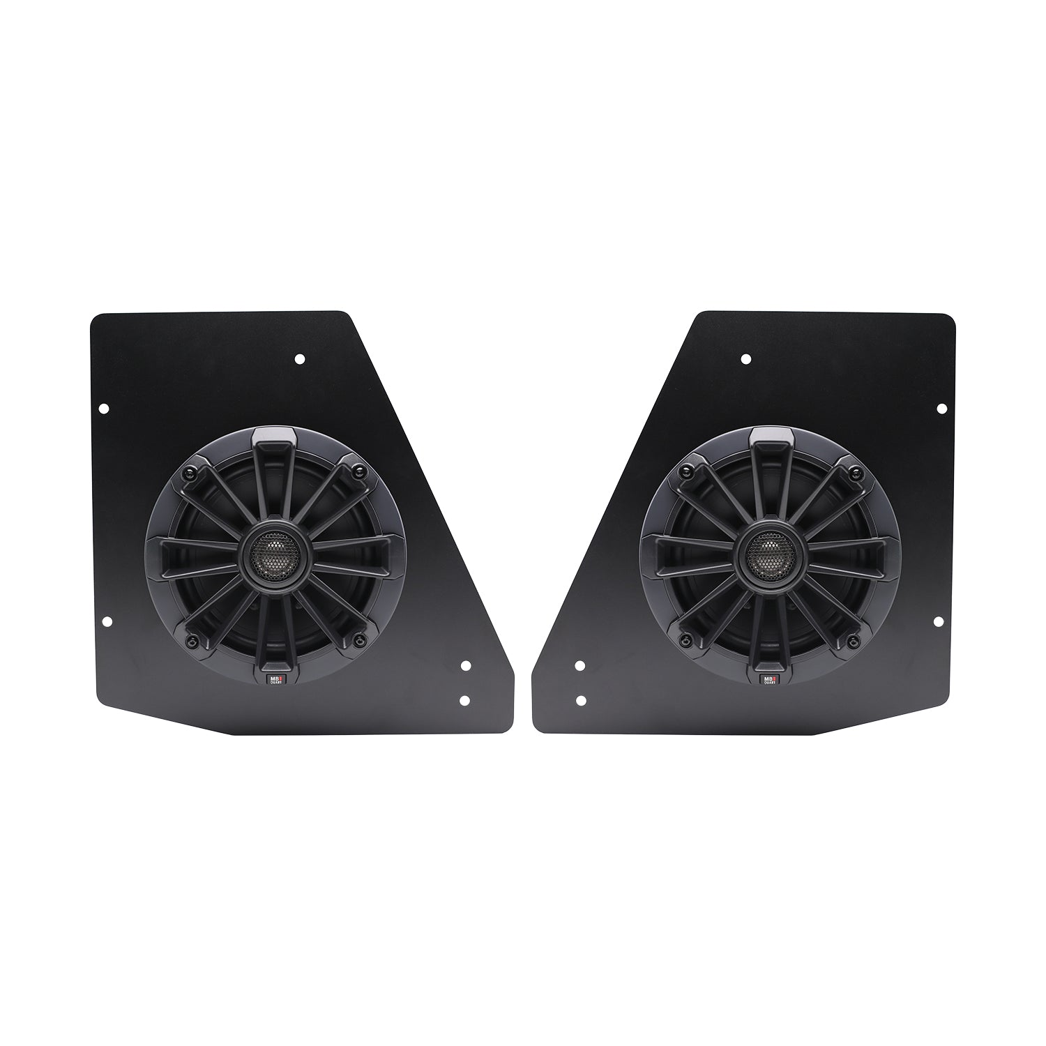 MB Quart MBQD-116.1, Can-Am Defender Tuned Audio Package: Two 6.5-Inch Rear Speakers with Mounting Brackets and Hardware