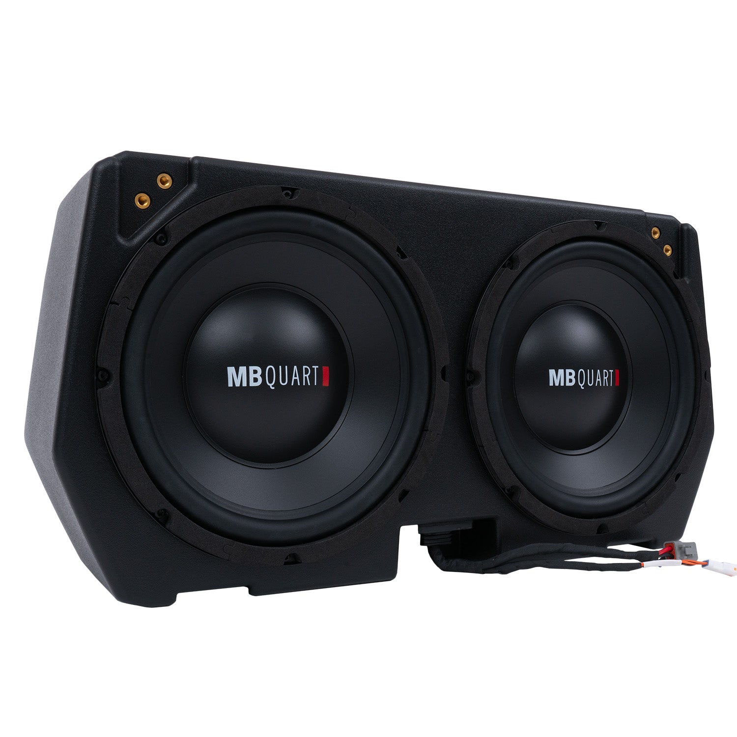 MB Quart MBQD-SUBA-1, Can-Am Defender Tuned Audio Package: 400 Watt Dual 10-inch Subwoofer System.