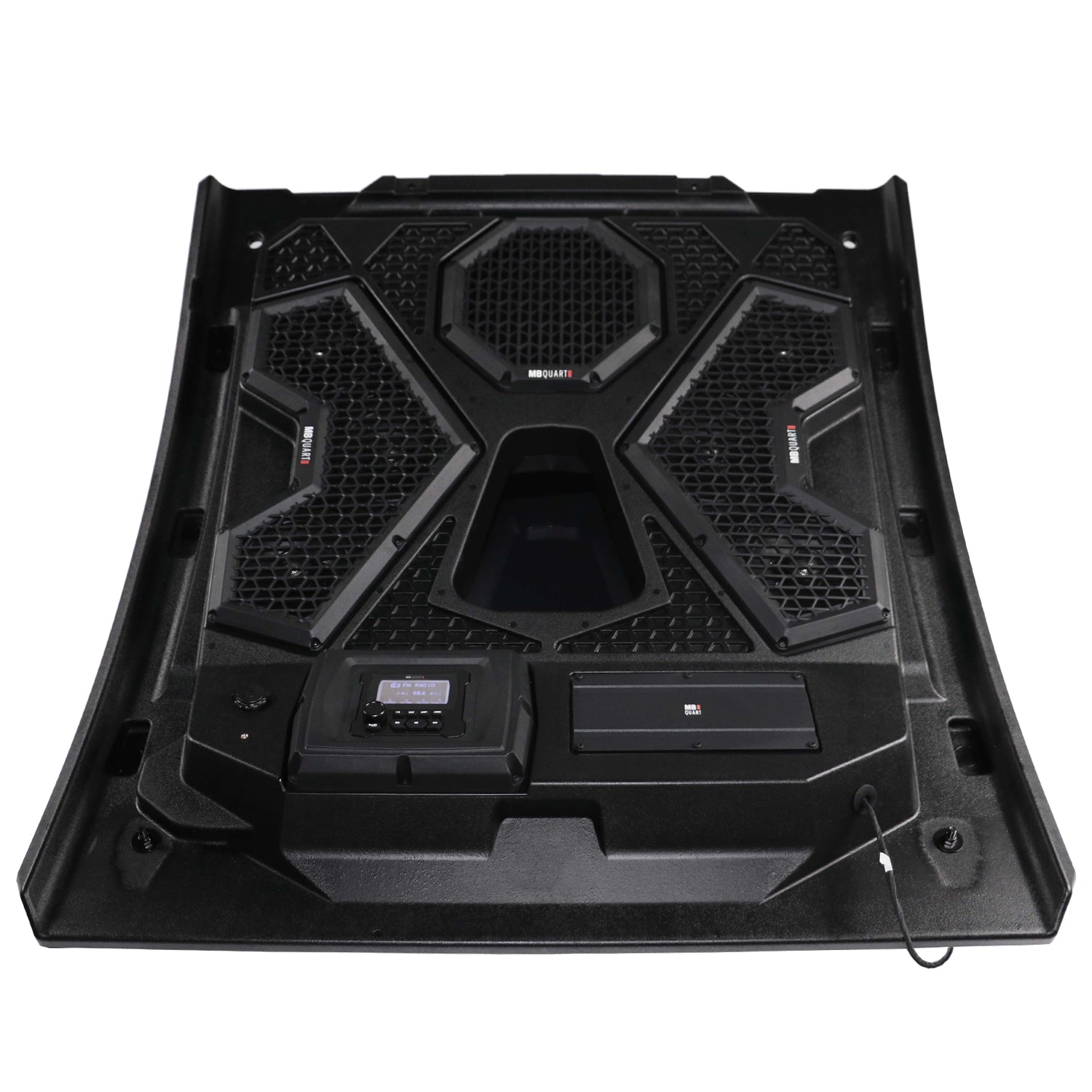 MB Quart MBQRT2-S6R, Polaris RZR Trail Audio Roof with 3.5" LCD Source Unit