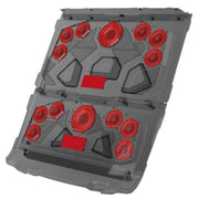 MB Quart MBQRG4-S14R, 14 Speaker Polaris RANGER Audio Roof with 7 Inch LED Source Unit and 45 Inch Light Bar