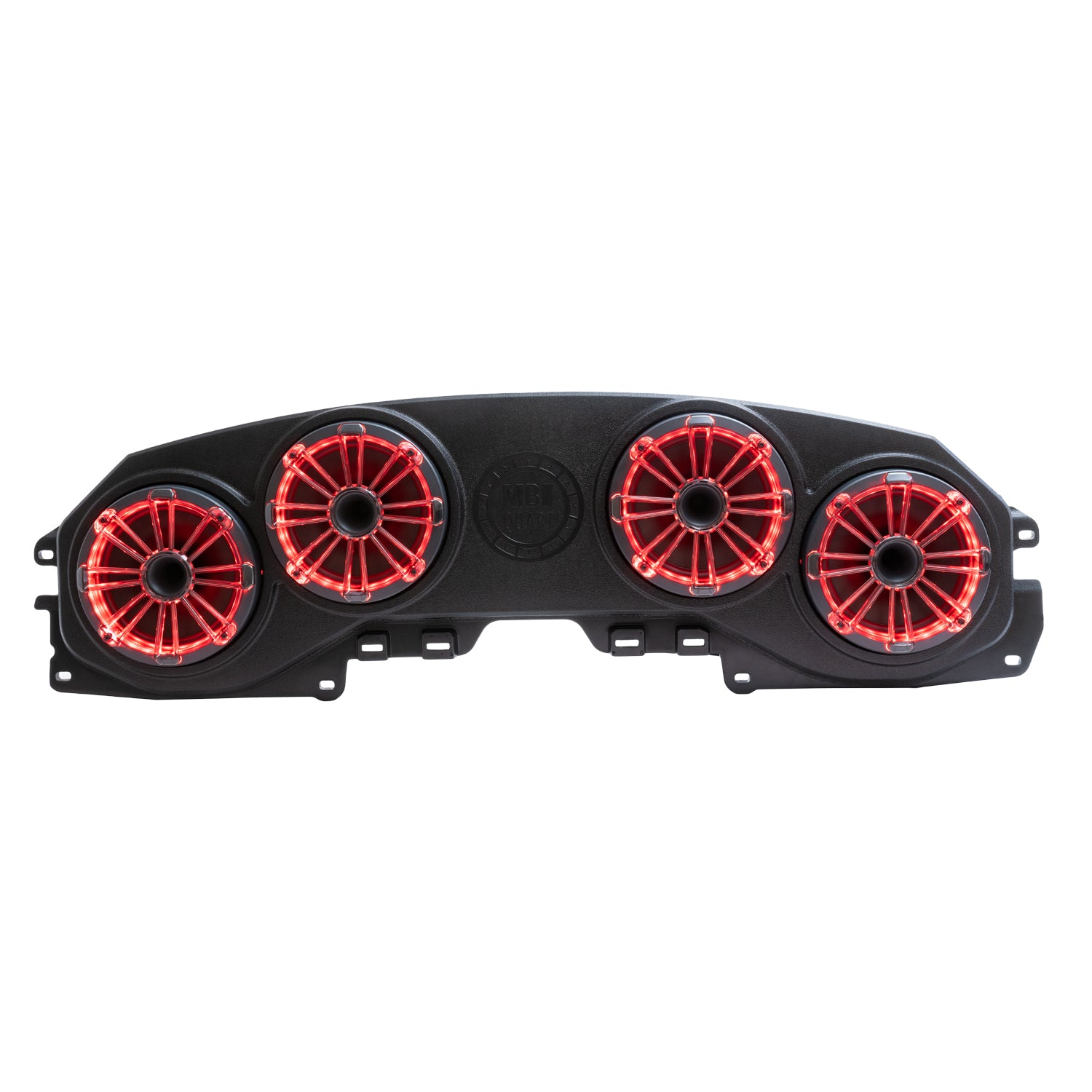 MB Quart MBQJ-48HRGB, Jeep® Wrangler (JL) / Gladiator (JT) Tuned Rear Overhead Soundbar with 8 Inch Compression Horn Speakers, Enclosure, and RGB LED Lighting