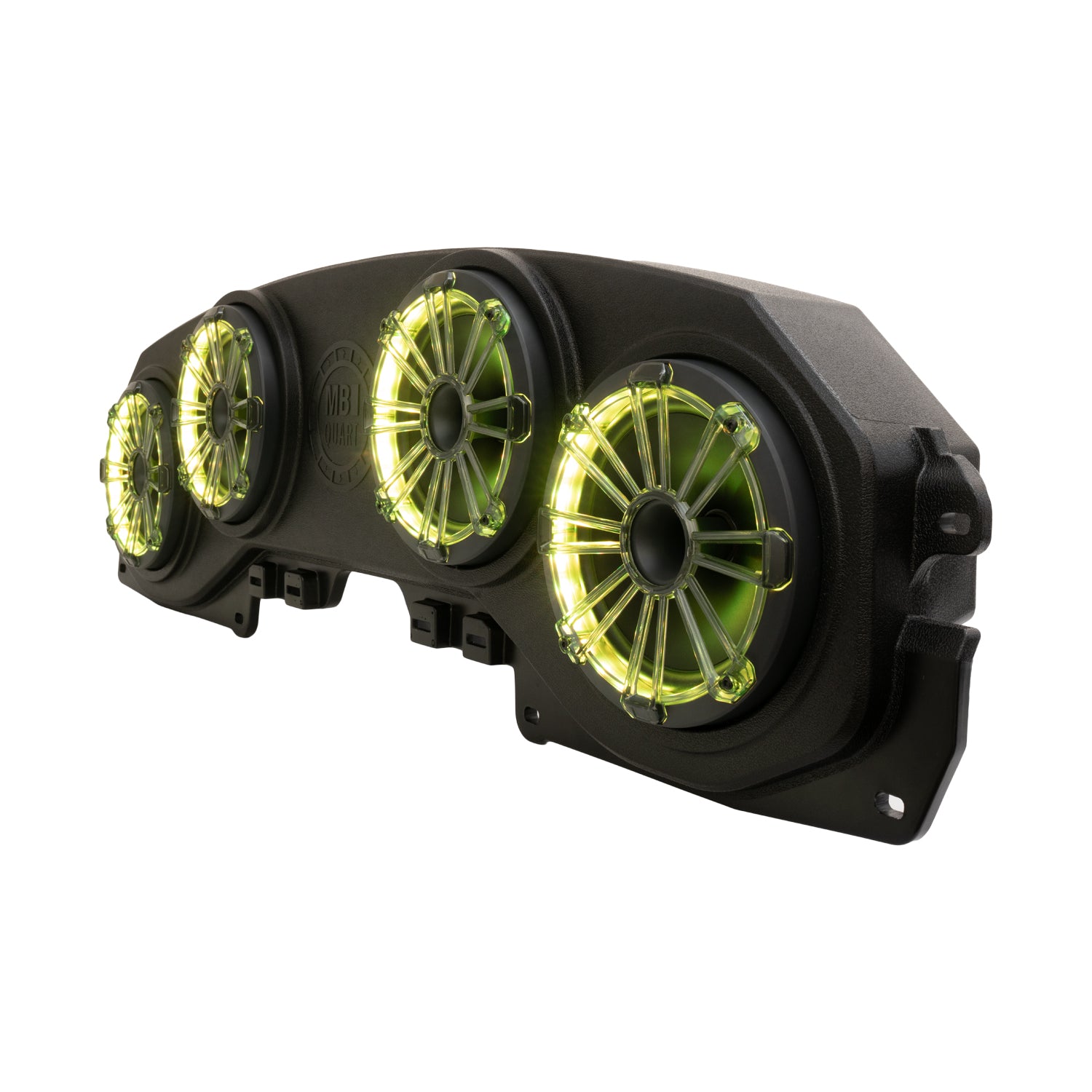 MB Quart MBQJ-48HRGB, Jeep® Wrangler (JL) / Gladiator (JT) Tuned Rear Overhead Soundbar with 8 Inch Compression Horn Speakers, Enclosure, and RGB LED Lighting