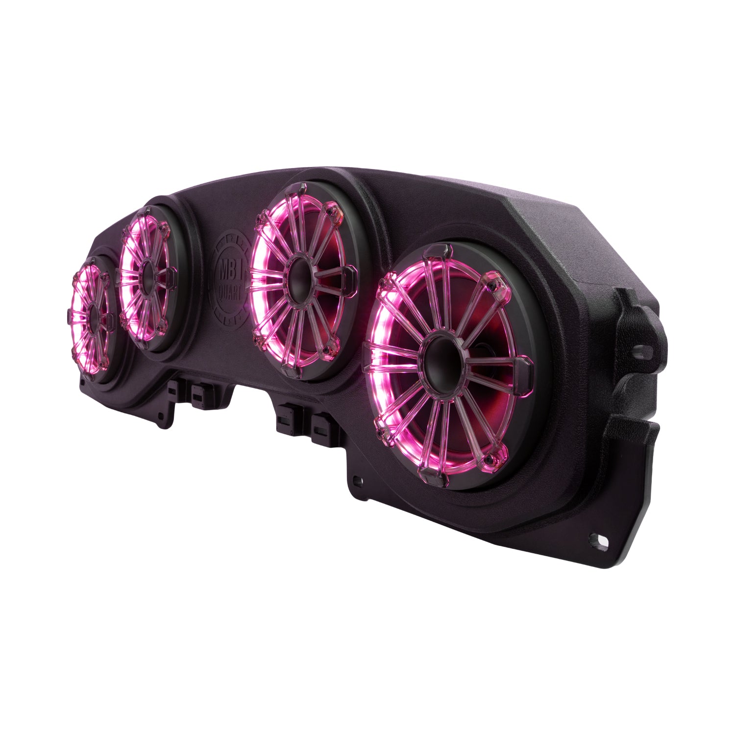 MB Quart MBQJ-48HRGB, Jeep® Wrangler (JL) / Gladiator (JT) Tuned Rear Overhead Soundbar with 8 Inch Compression Horn Speakers, Enclosure, and RGB LED Lighting