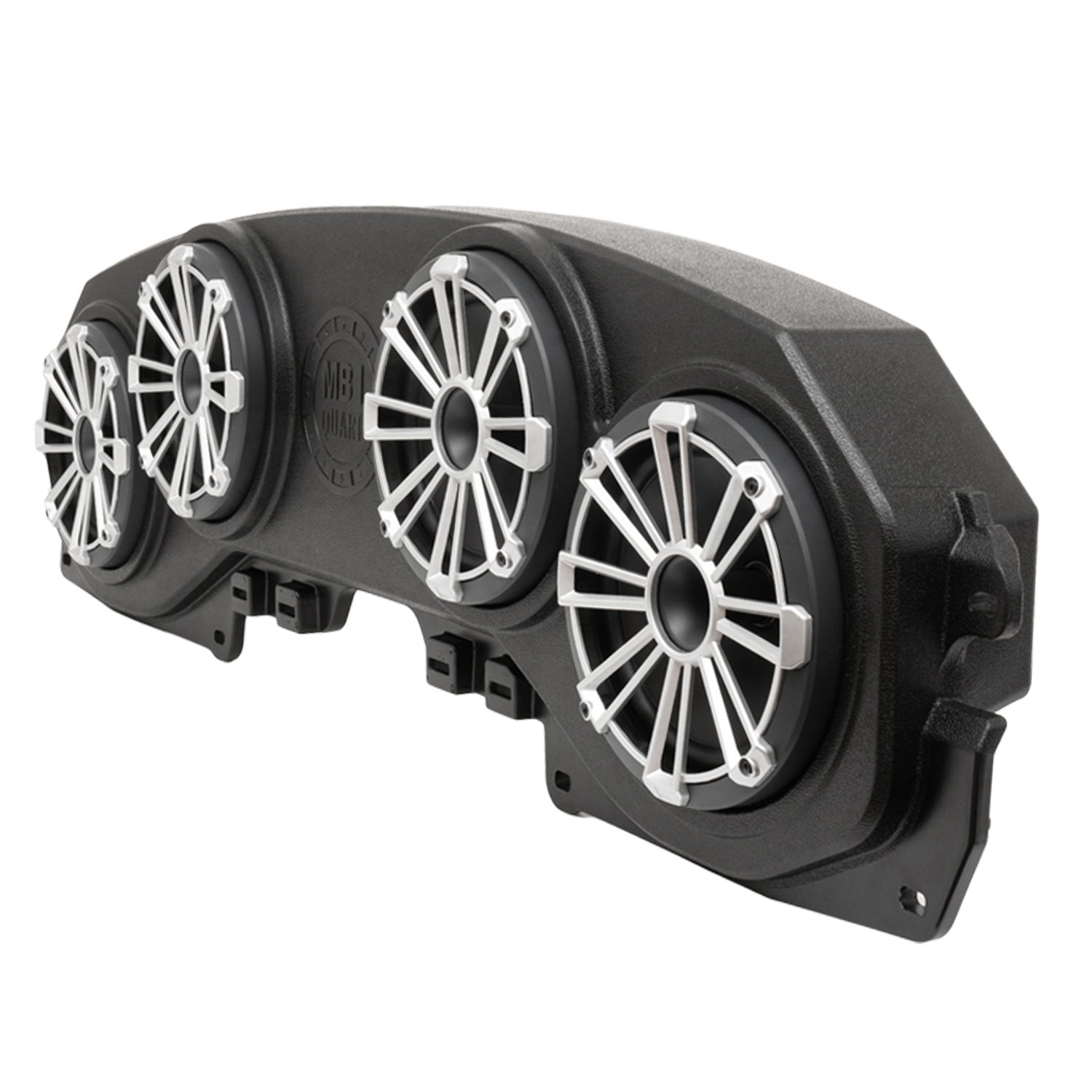MB Quart MBQJ-48H, Jeep® Wrangler (JL) / Gladiator (JT) Tuned Rear Overhead Soundbar with 8 Inch Compression Horn Speakers and Enclosure