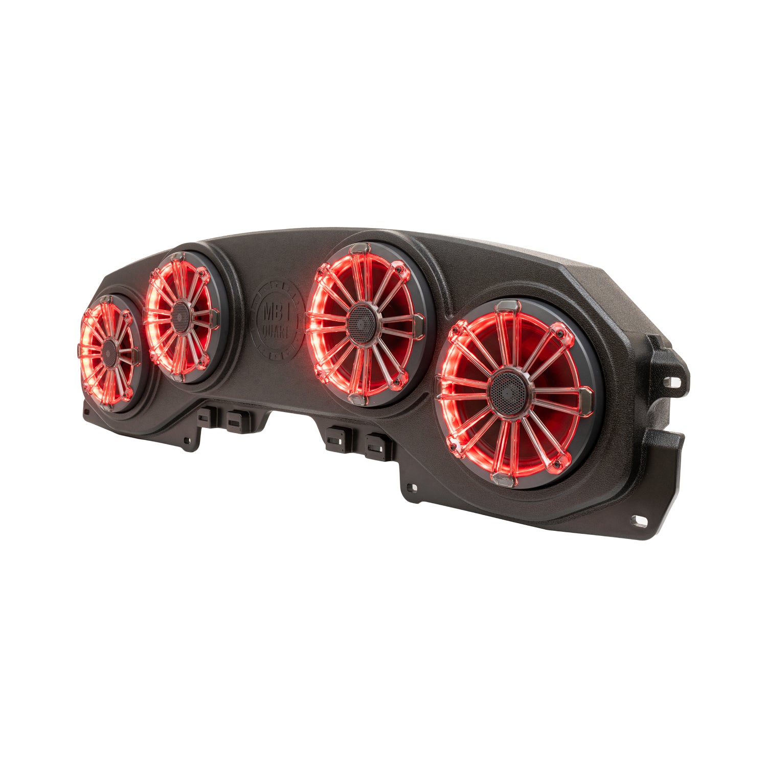 MB Quart MBQJ-48CRGB, MB Quart Jeep® Wrangler (JL) / Gladiator (JT) Tuned Rear Overhead Soundbar with 8 Inch Coaxial Speakers, Enclosure, and RGB LED Lighting