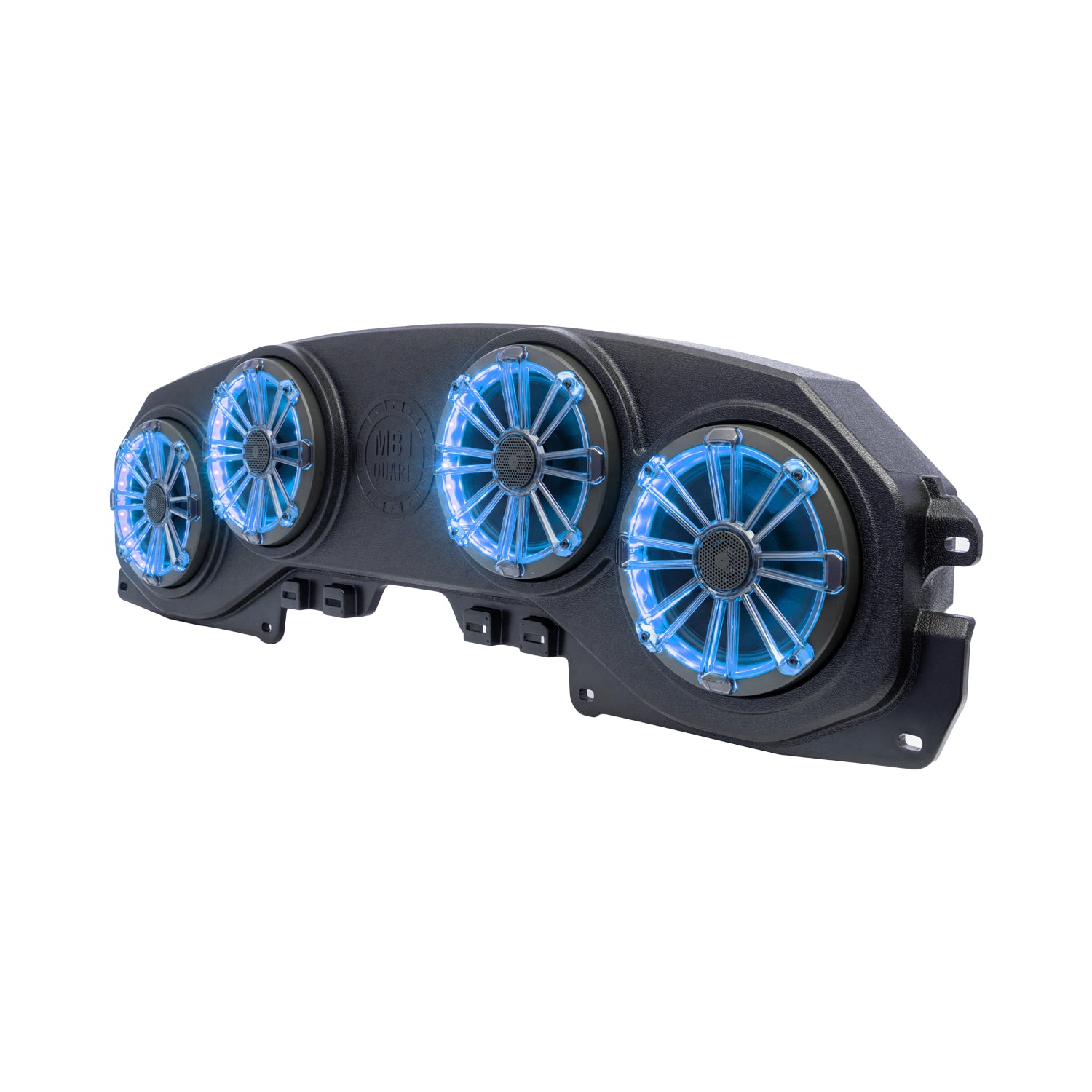 MB Quart MBQJ-48CRGB, MB Quart Jeep® Wrangler (JL) / Gladiator (JT) Tuned Rear Overhead Soundbar with 8 Inch Coaxial Speakers, Enclosure, and RGB LED Lighting