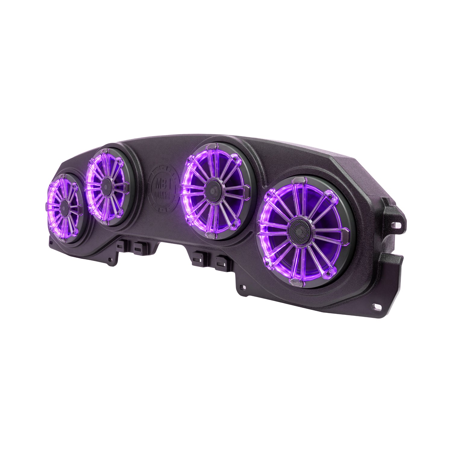 MB Quart MBQJ-48CRGB, MB Quart Jeep® Wrangler (JL) / Gladiator (JT) Tuned Rear Overhead Soundbar with 8 Inch Coaxial Speakers, Enclosure, and RGB LED Lighting
