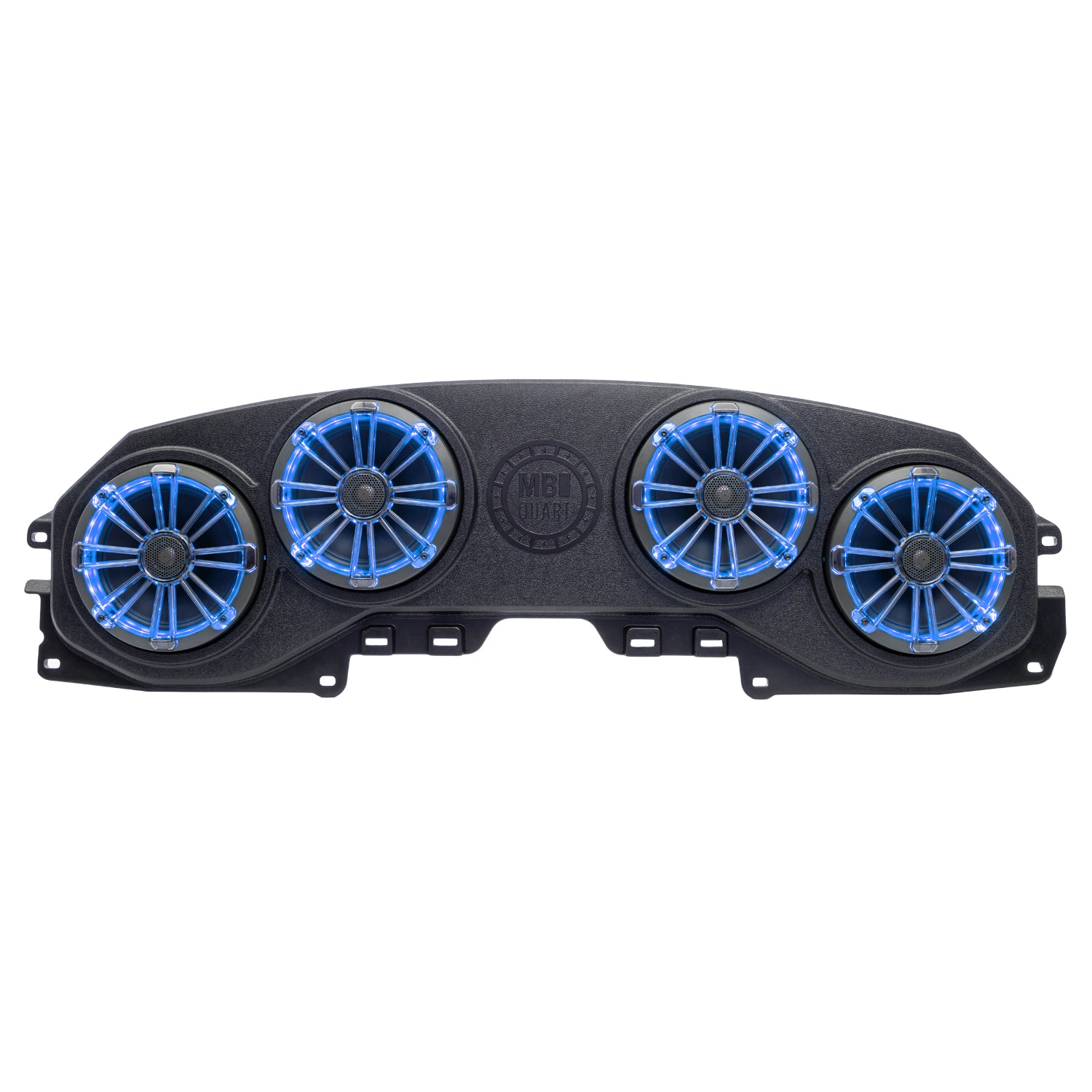 MB Quart MBQJ-48CRGB, MB Quart Jeep® Wrangler (JL) / Gladiator (JT) Tuned Rear Overhead Soundbar with 8 Inch Coaxial Speakers, Enclosure, and RGB LED Lighting