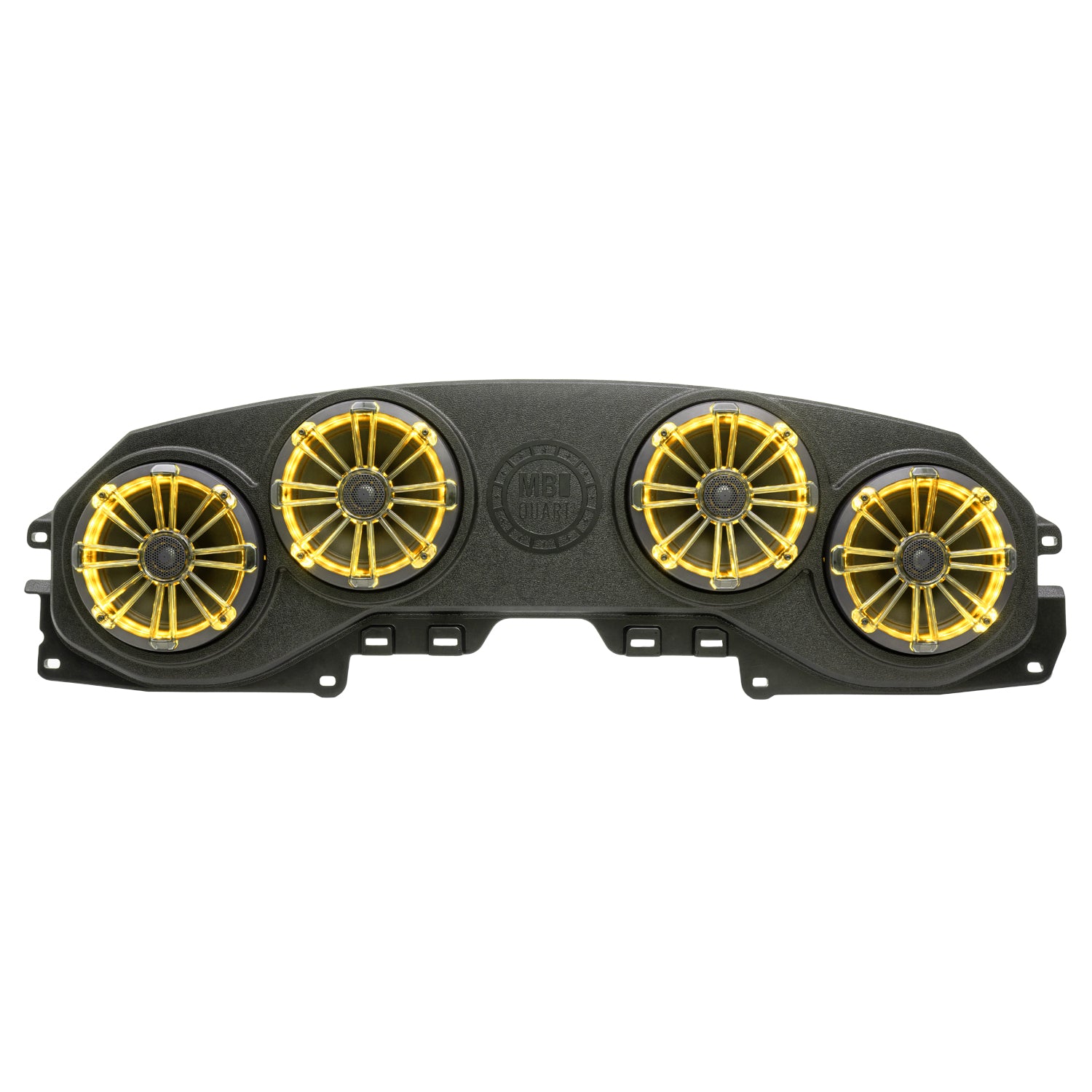 MB Quart MBQJ-48CRGB, MB Quart Jeep® Wrangler (JL) / Gladiator (JT) Tuned Rear Overhead Soundbar with 8 Inch Coaxial Speakers, Enclosure, and RGB LED Lighting