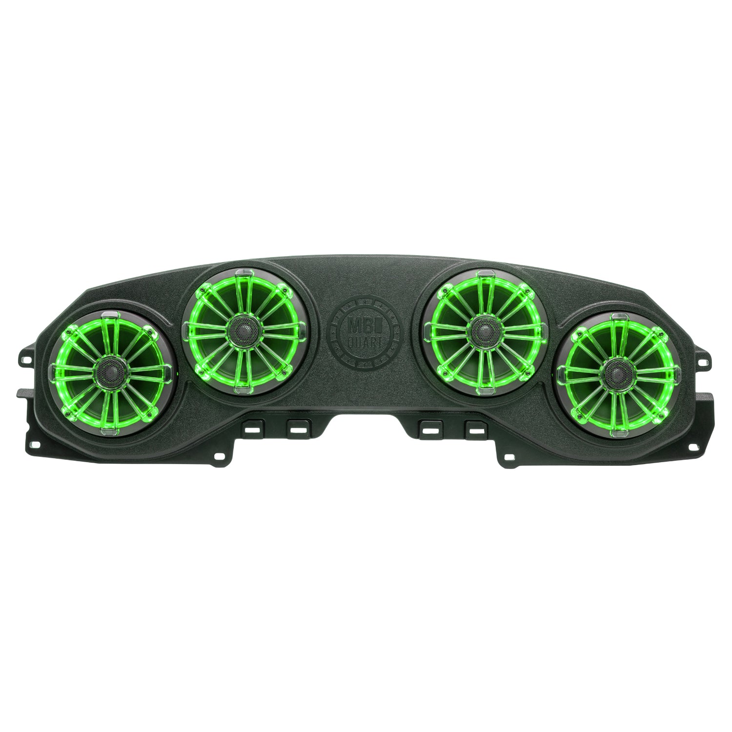 MB Quart MBQJ-48CRGB, MB Quart Jeep® Wrangler (JL) / Gladiator (JT) Tuned Rear Overhead Soundbar with 8 Inch Coaxial Speakers, Enclosure, and RGB LED Lighting