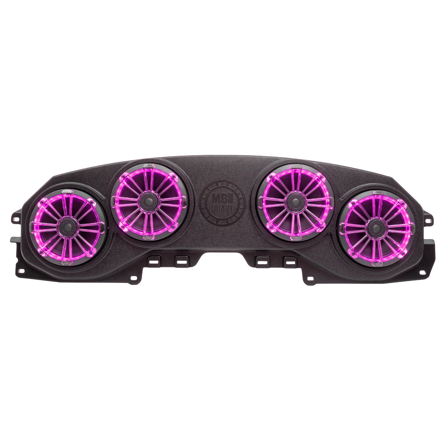 MB Quart MBQJ-48CRGB, MB Quart Jeep® Wrangler (JL) / Gladiator (JT) Tuned Rear Overhead Soundbar with 8 Inch Coaxial Speakers, Enclosure, and RGB LED Lighting