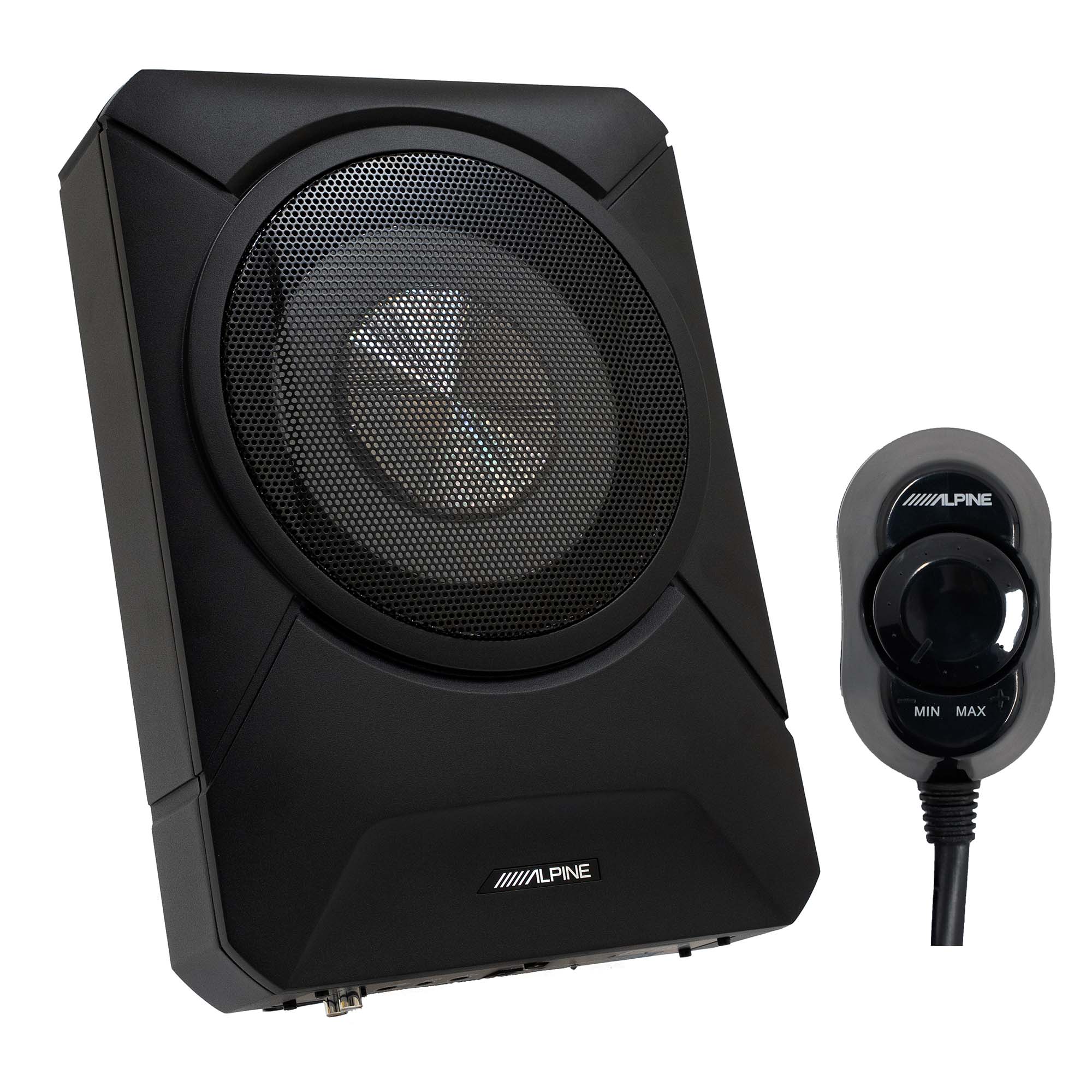 Alpine PWE-S800, 8" Compact Under Seat Powered Subwoofer Enclosure