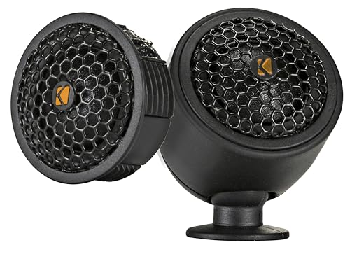 Kicker KST2504, KS Series 1" Silk Dome Tweeter w/ Crossover (51KST2504)