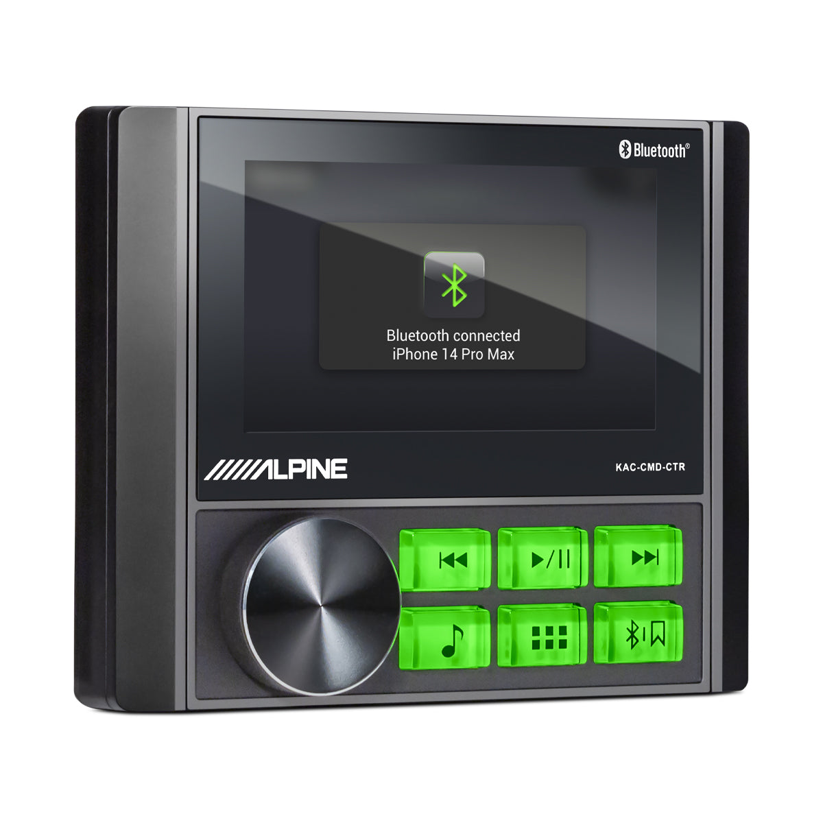Alpine KAC-CMD-CTR, Weather-Resistant Digital Media Receiver w/3" Display