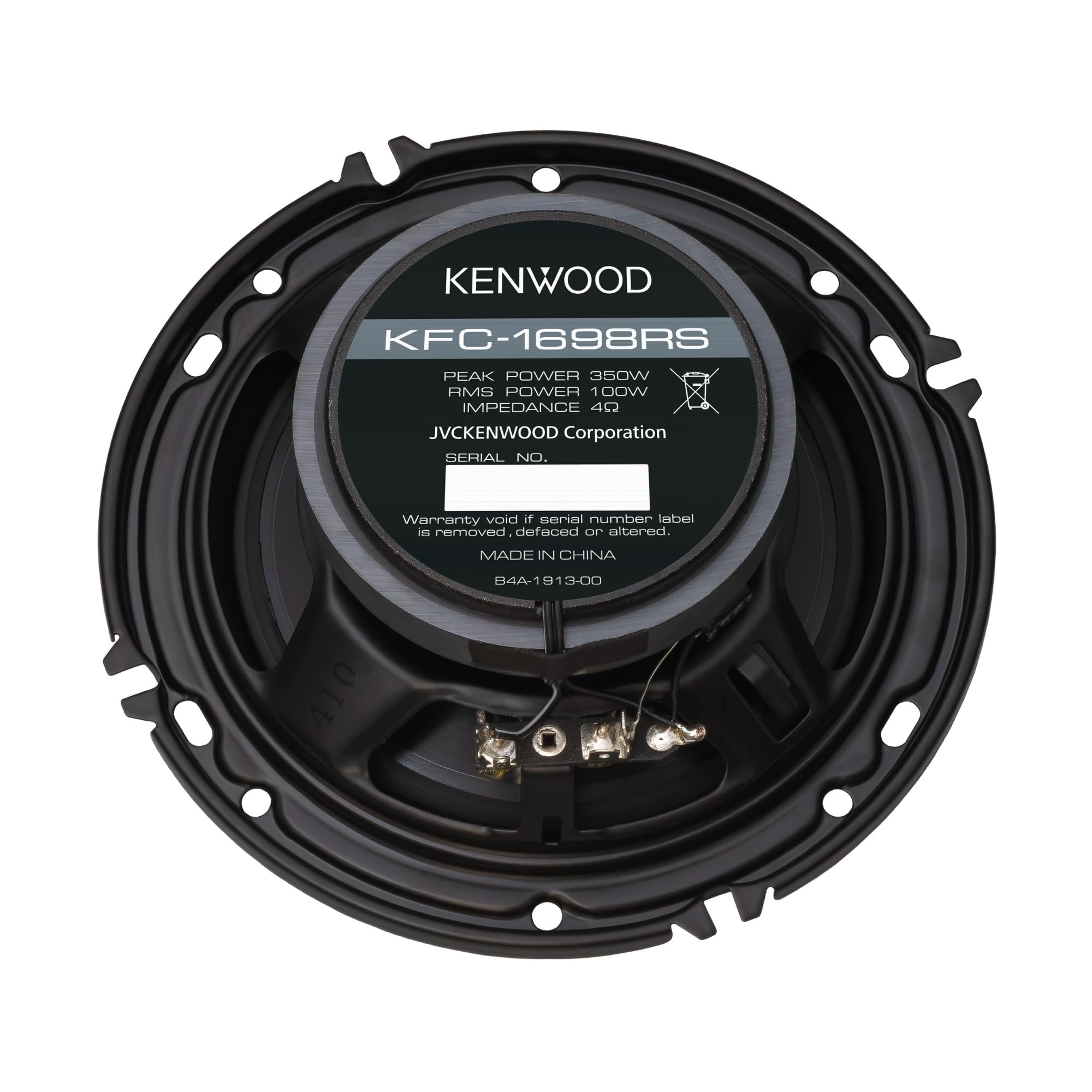 Kenwood KFC-1698RS, RS Series 2-Way 6.5" Coaxial Speakers
