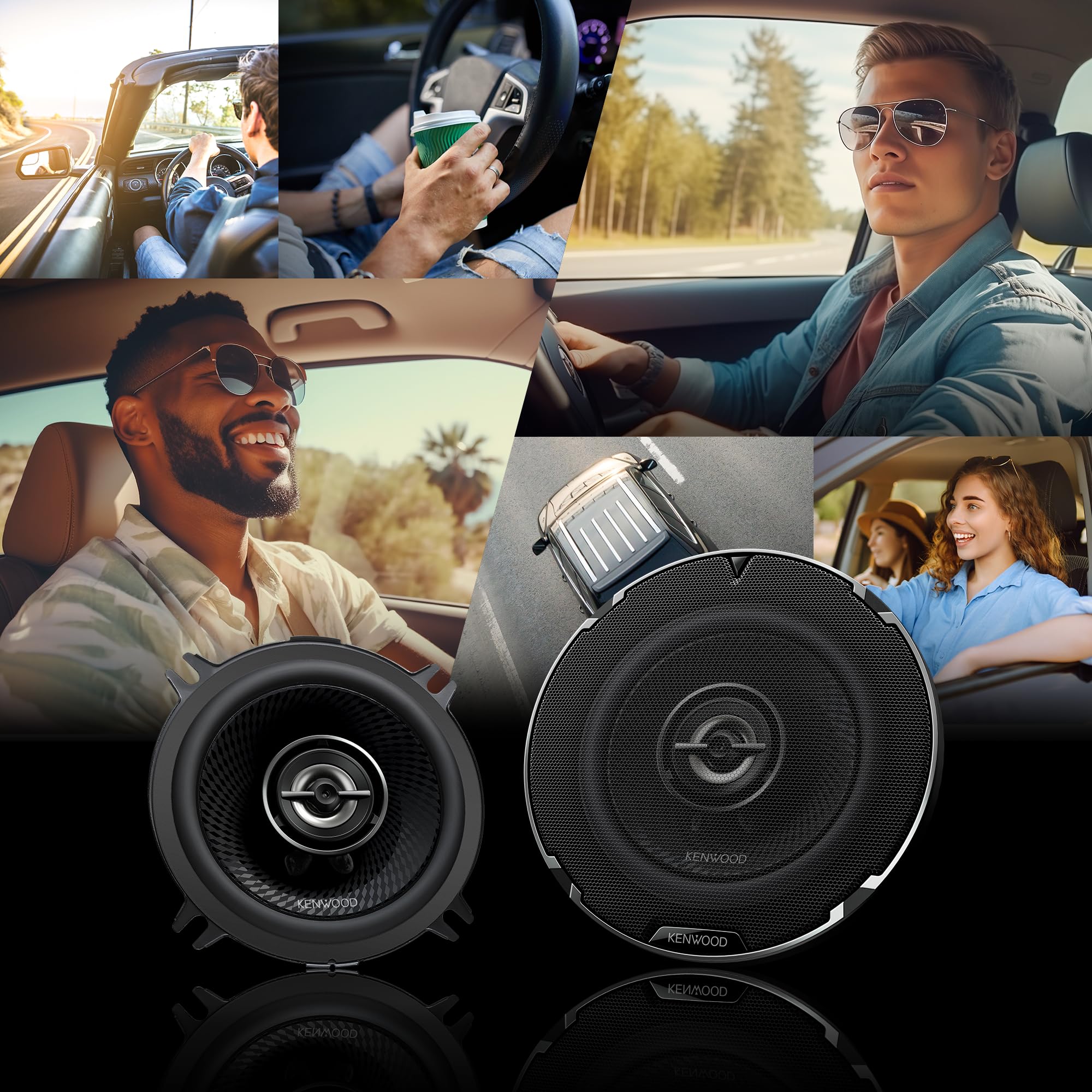 Kenwood KFC-6998RS, RS Series 5-Way 6x9" Full Range Speakers