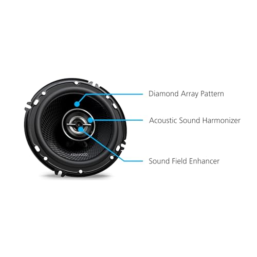 Kenwood KFC-1698RS, RS Series 2-Way 6.5" Coaxial Speakers