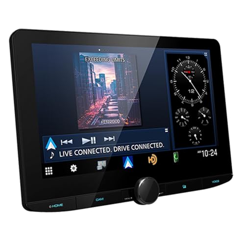 Kenwood DMX1038S, 10.1" Digital Media Receiver w/ Wireless CarPlay & Android Auto