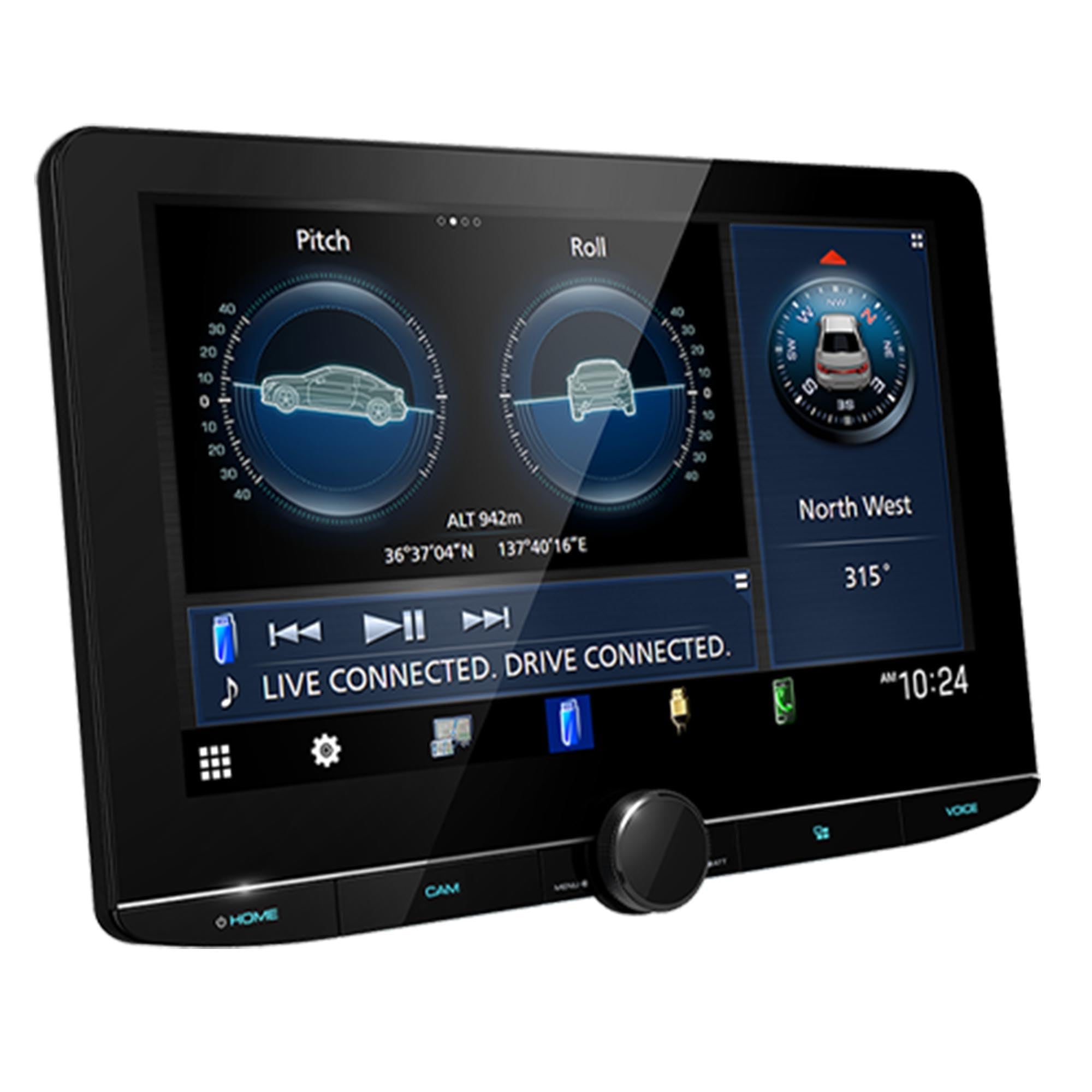 Kenwood DMX1058XR, eXcelon Reference 10.1" Digital Media Receiver w/ Wireless CarPlay & Android Auto