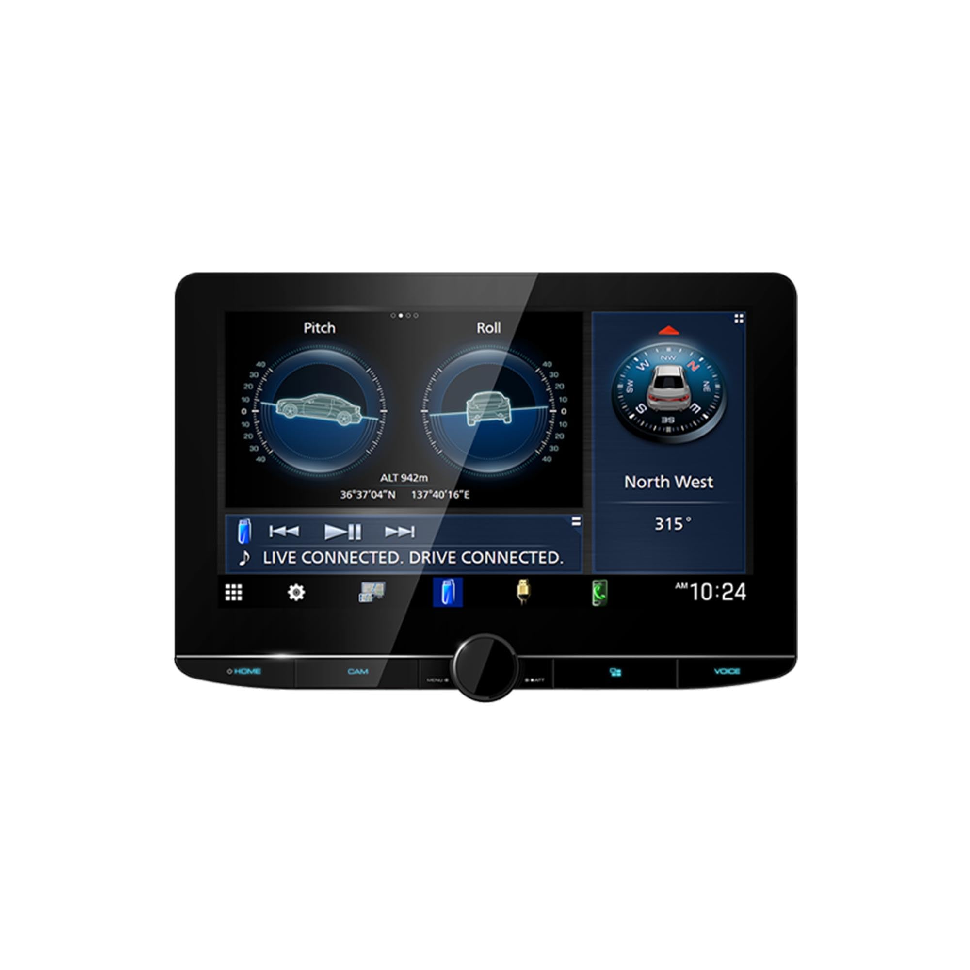 Kenwood DMX1058XR, eXcelon Reference 10.1" Digital Media Receiver w/ Wireless CarPlay & Android Auto