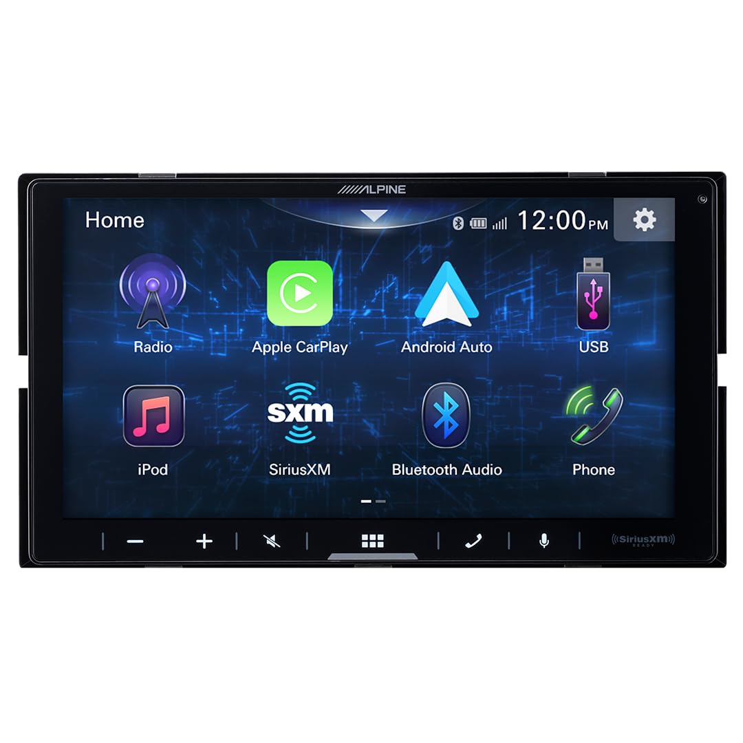 Alpine ILX-W670, 7-Inch Double DIN Digital Multimedia Receiver w/Apple Carplay® & Android Auto™ - Includes Backup Camera
