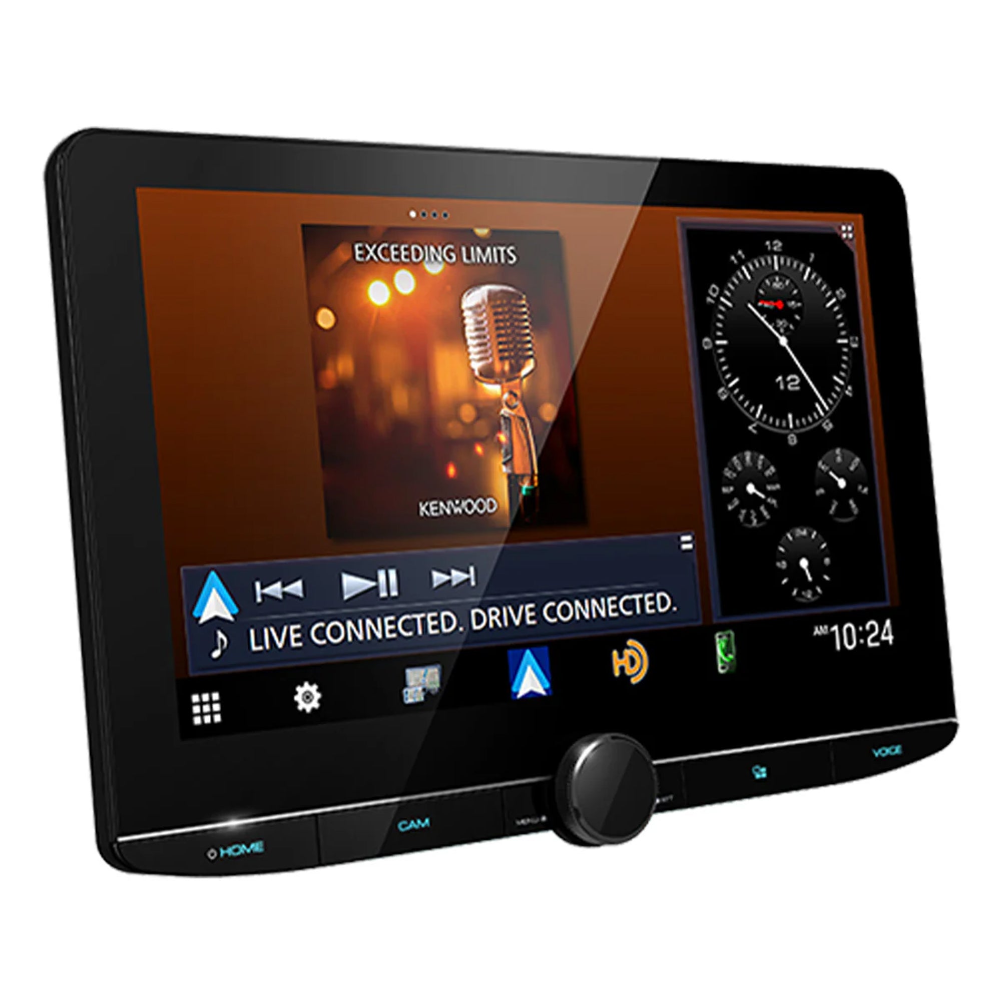 Kenwood DAX1050XR, eXcelon Reference Direct Replacement 10.1" Monitor w/ Wireless CarPlay & Android Auto