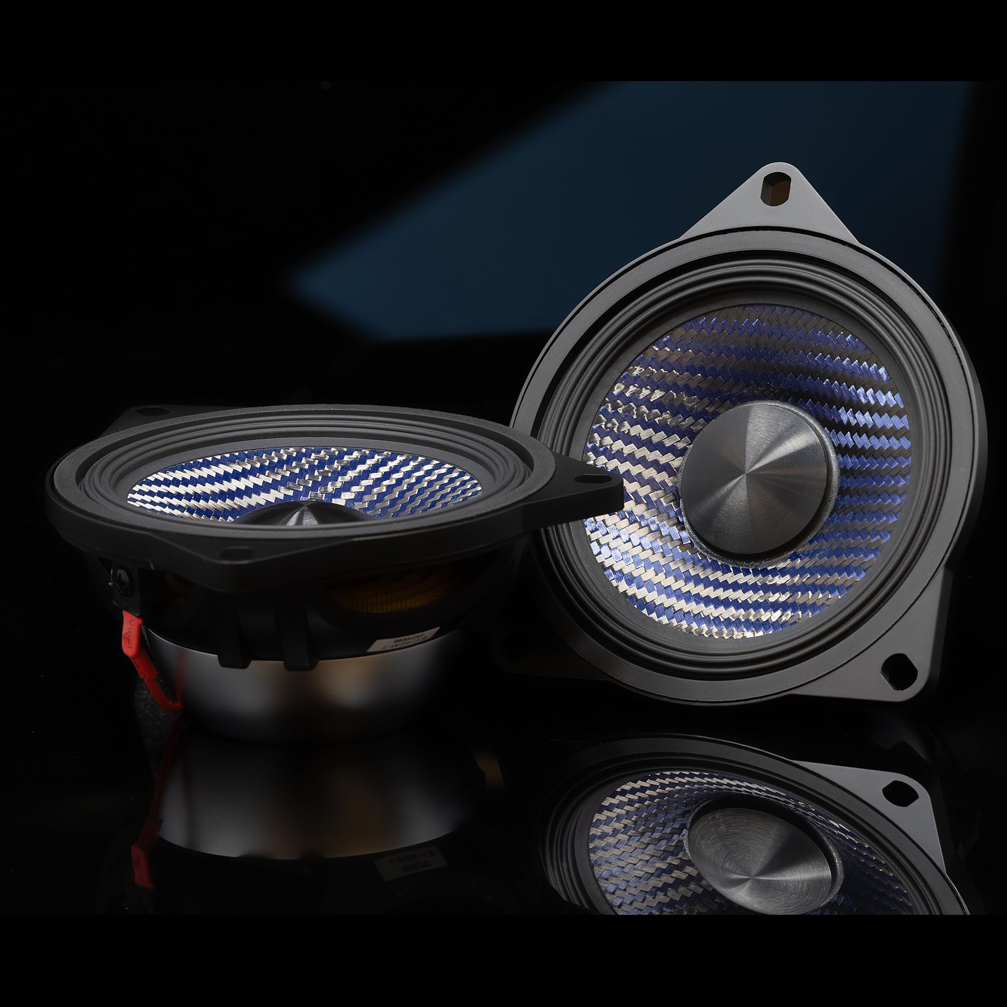 Alpine EV-40M-T, 4" Front Dash Speaker Upgrade Kit for 2017-24 Tesla Model 3 & 2020-24 Tesla Model Y