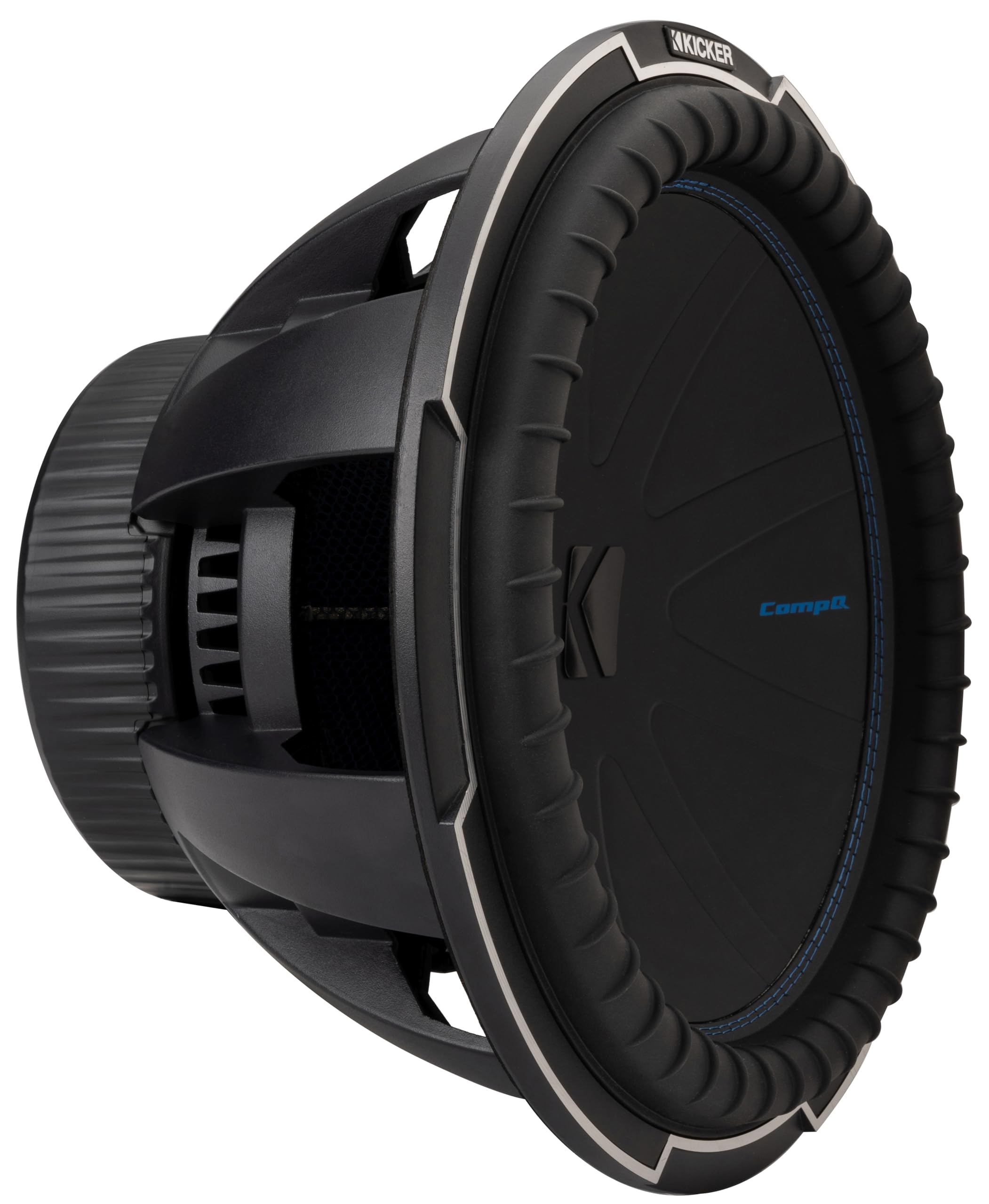 Kicker CWQ15, CompQ Series 15" Dual Voice Coil 2 Ohm Subwoofer, 1200W (51CWQ152)