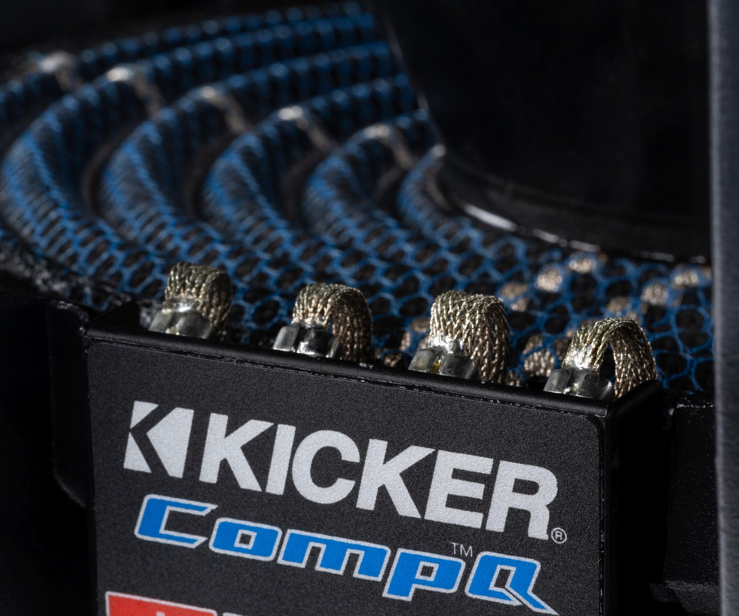 Kicker CWQ15, CompQ Series 15" Dual Voice Coil 2 Ohm Subwoofer, 1200W (51CWQ152)