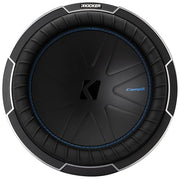 Kicker CWQ12, CompQ Series 12" Dual Voice Coil 2 Ohm Subwoofer, 1000W (51CWQ122)
