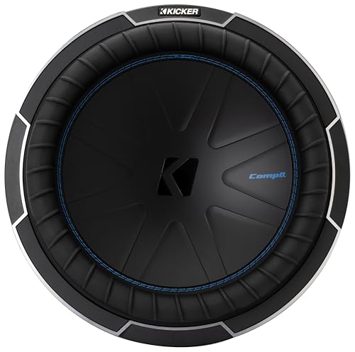 Kicker CWQ12, CompQ Series 12" Dual Voice Coil 2 Ohm Subwoofer, 1000W (51CWQ122)