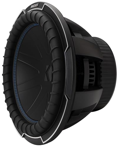 Kicker CWQ12, CompQ Series 12" Dual Voice Coil 2 Ohm Subwoofer, 1000W (51CWQ122)