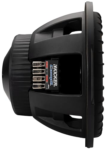 Kicker CWQ12, CompQ Series 12" Dual Voice Coil 2 Ohm Subwoofer, 1000W (51CWQ122)